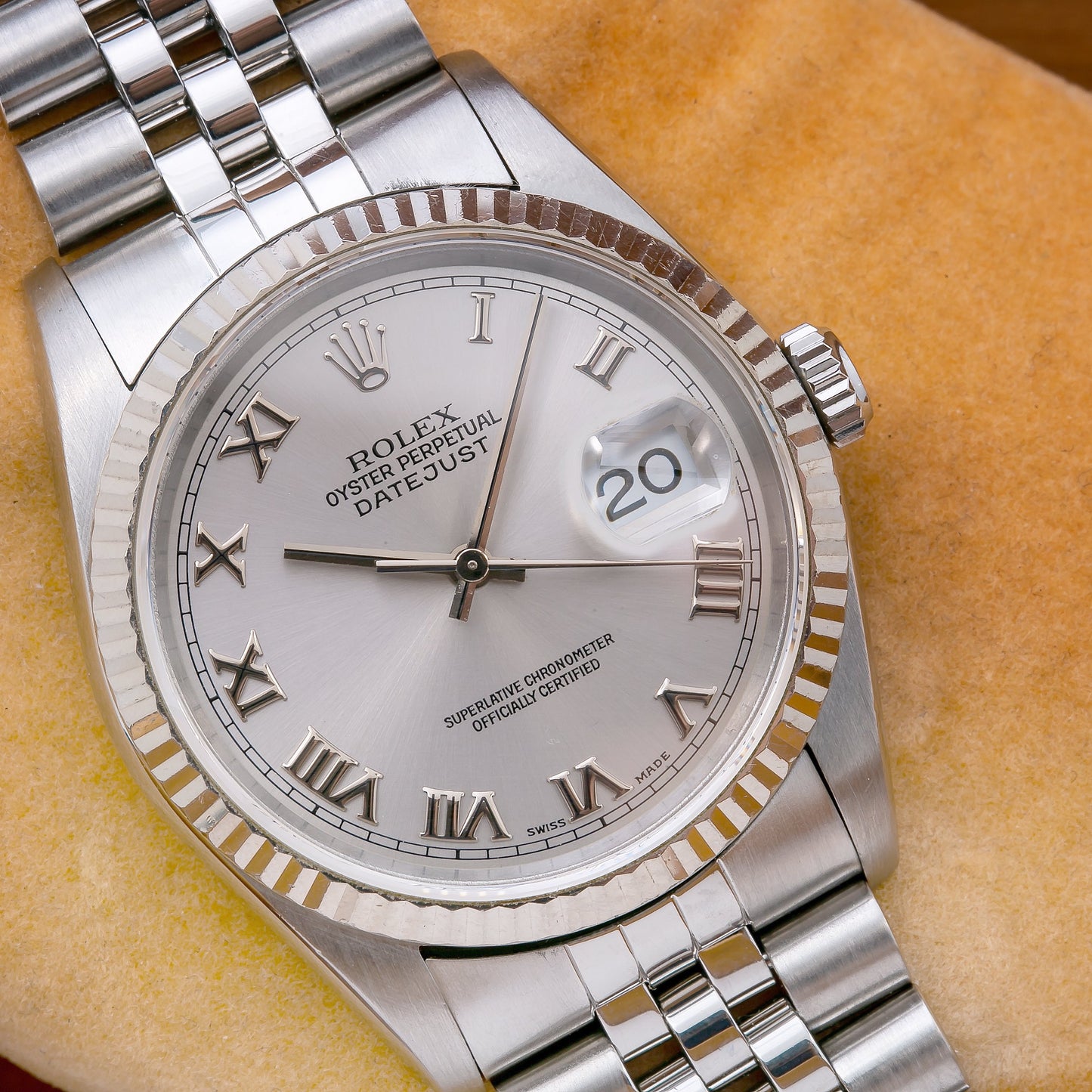 Rolex Datejust 16234 36MM Silver Dial With Stainless Steel Jubilee Bracelet