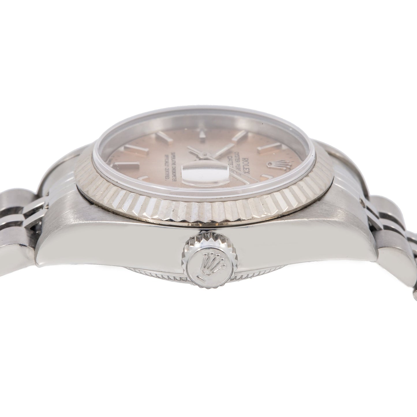 Rolex Lady-Datejust 69174 26MM Brown Dial With Stainless Steel Jubilee Bracelet