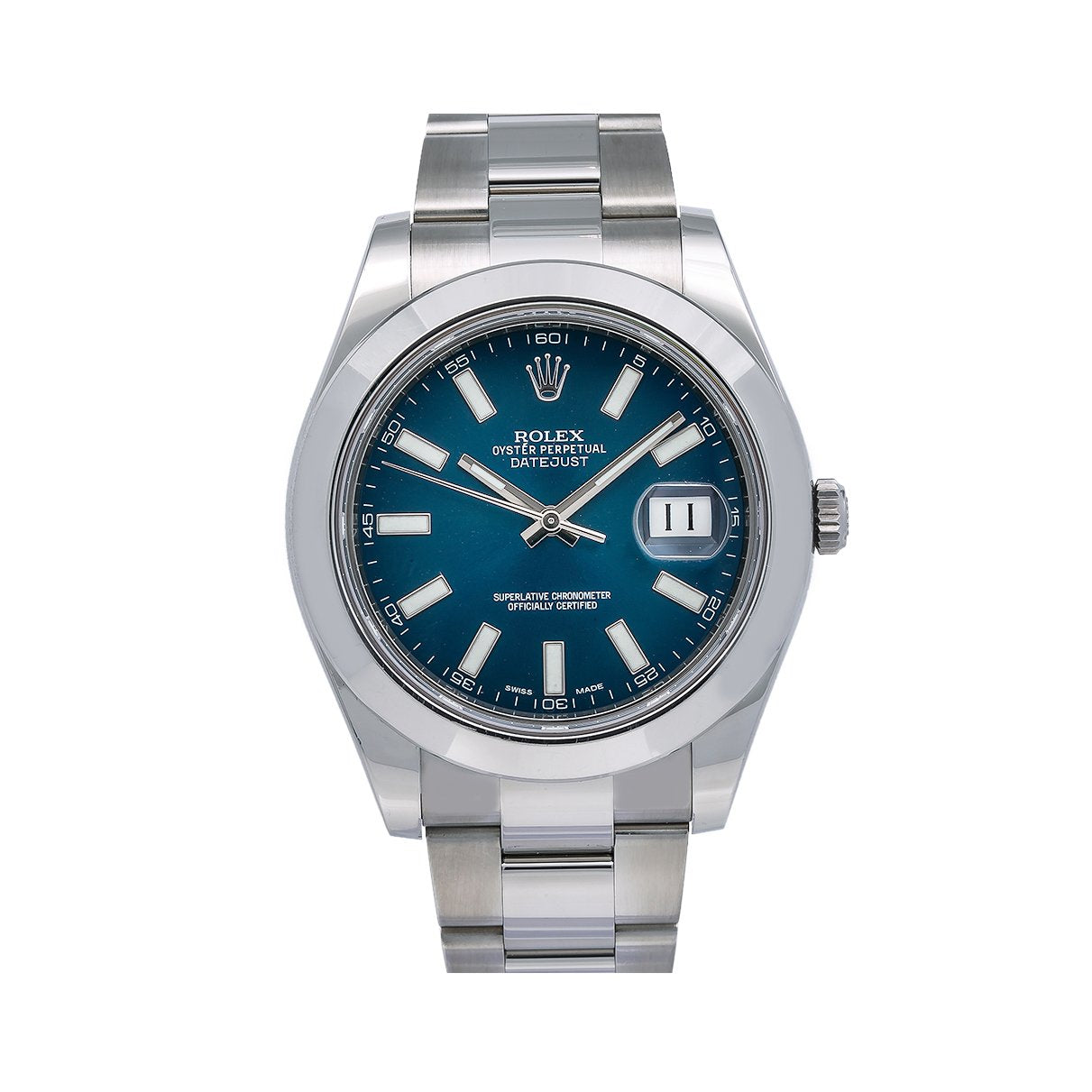 Rolex Datejust II 116300 41MM Blue Dial With Stainless Steel Oyster Bracelet