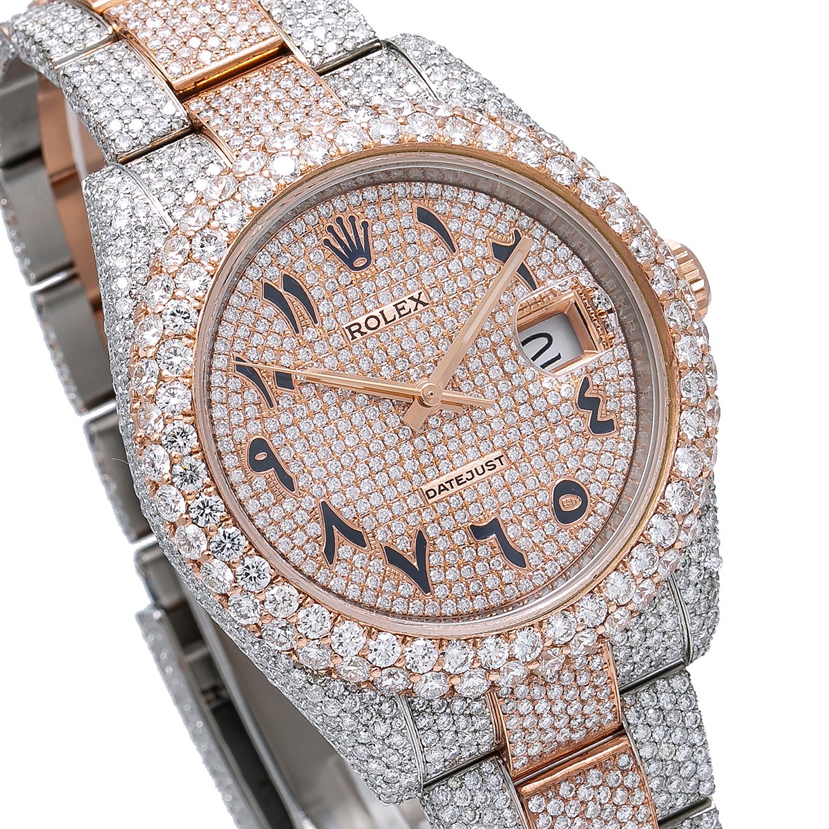 Rolex Datejust Diamond Watch, 126301 41mm, Champagne Diamond Dial With 21.25 CT Diamonds