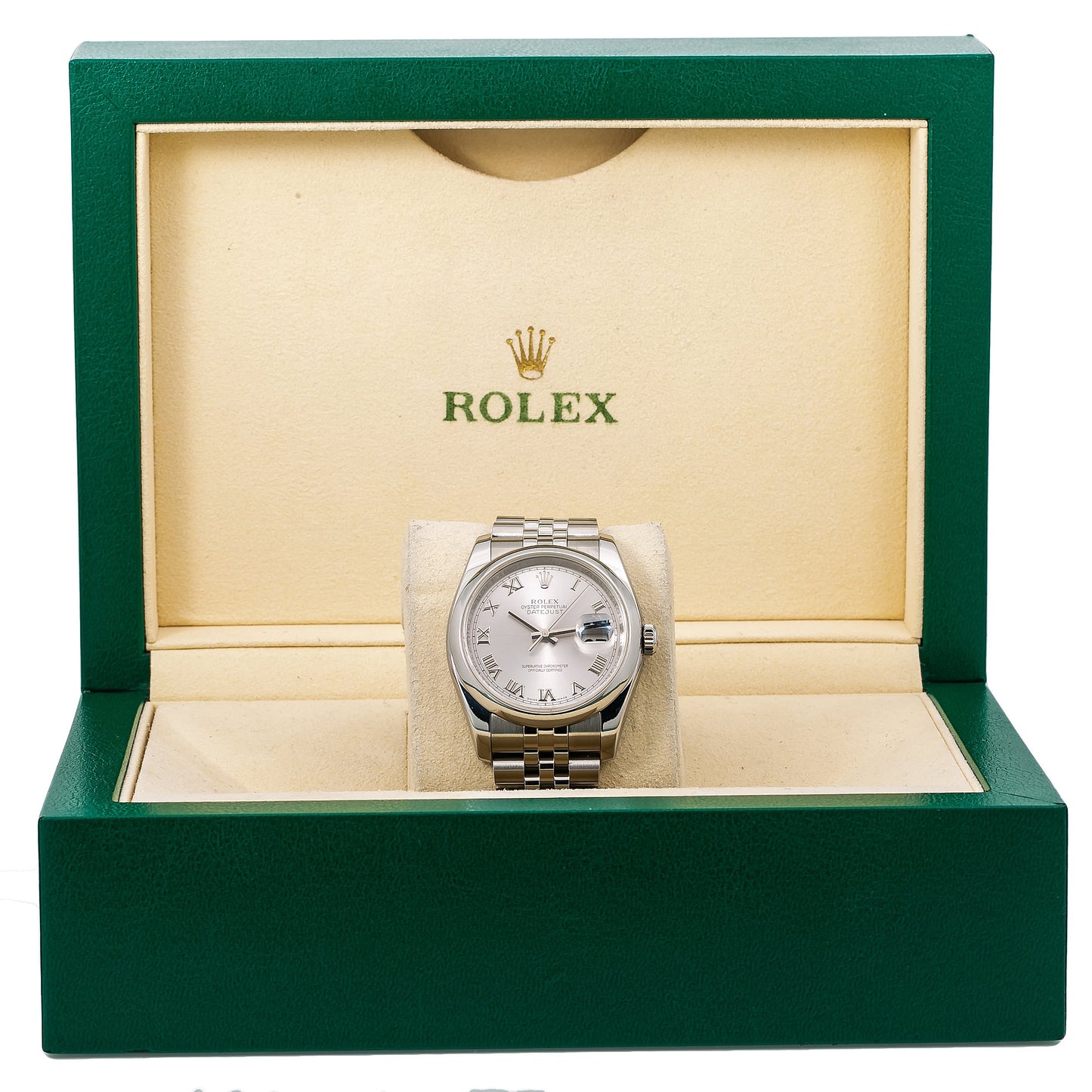 Rolex Datejust 116200 36MM Silver Dial With Stainless Steel Jubilee Bracelet