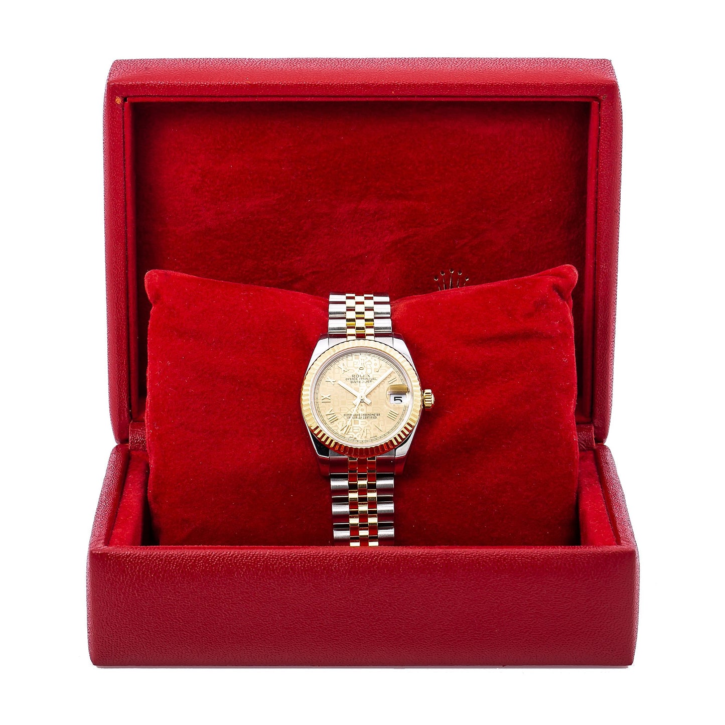 Rolex Lady-Datejust 178273 31MM Champagne Dial With Two Tone Jubilee Bracelet
