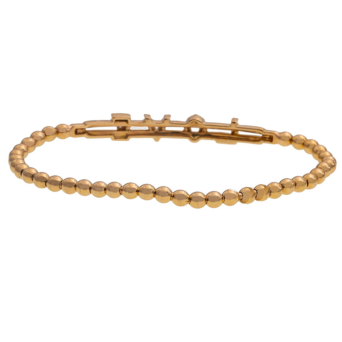 14K Rose Gold LOVE Women's Bracelet With 0.25 CT Diamonds