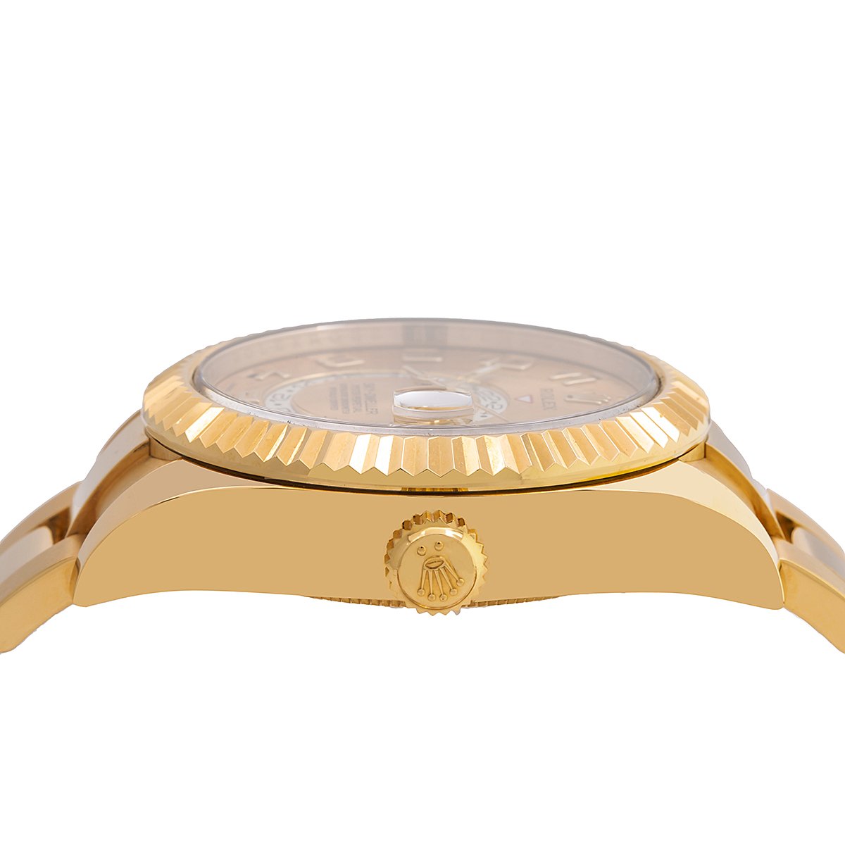 Rolex Sky-Dweller 326938 42MM Champagne Dial With Yellow Gold Oyster Bracelet