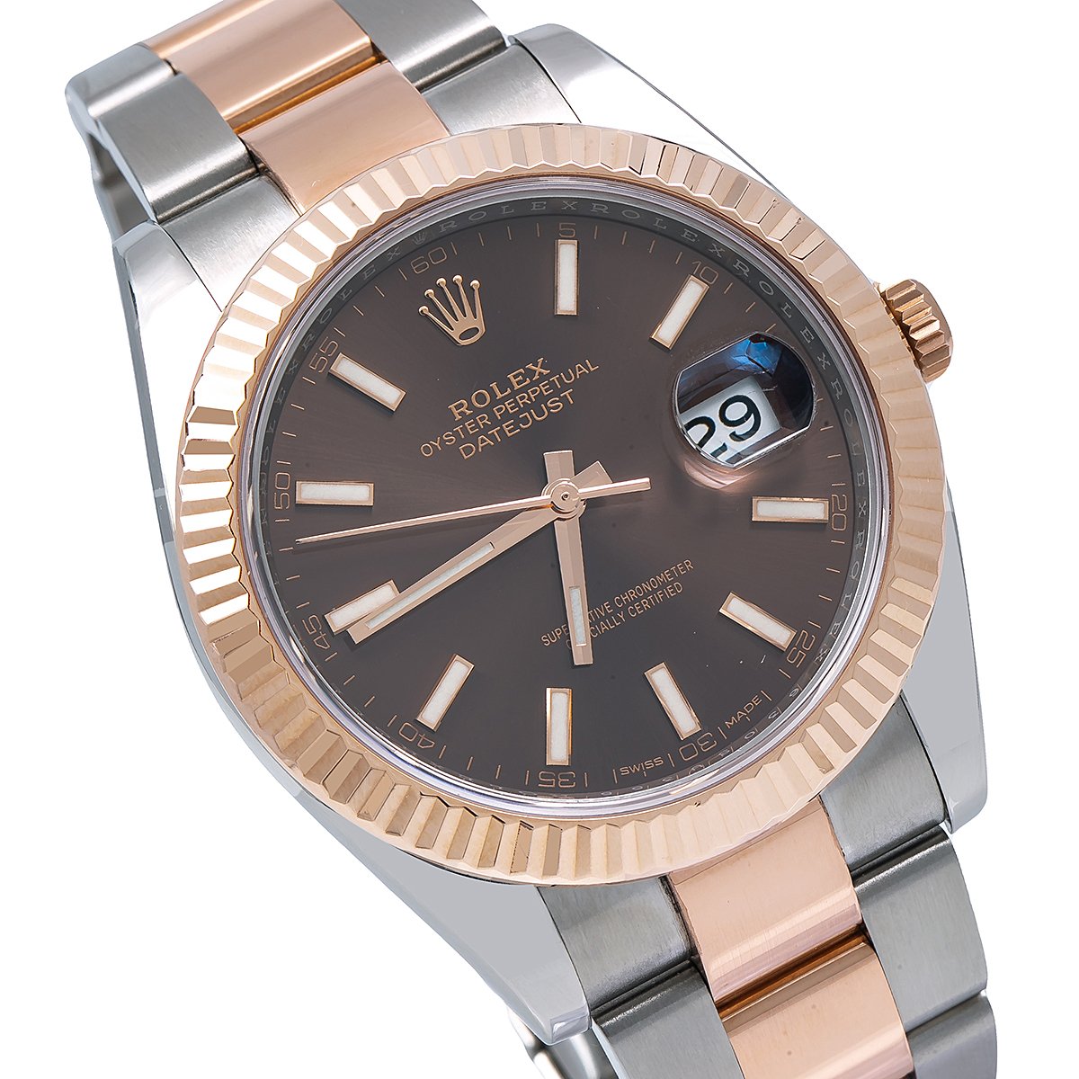 Rolex Datejust II 126331 41MM Brown Dial With Two Tone Oyster Bracelet