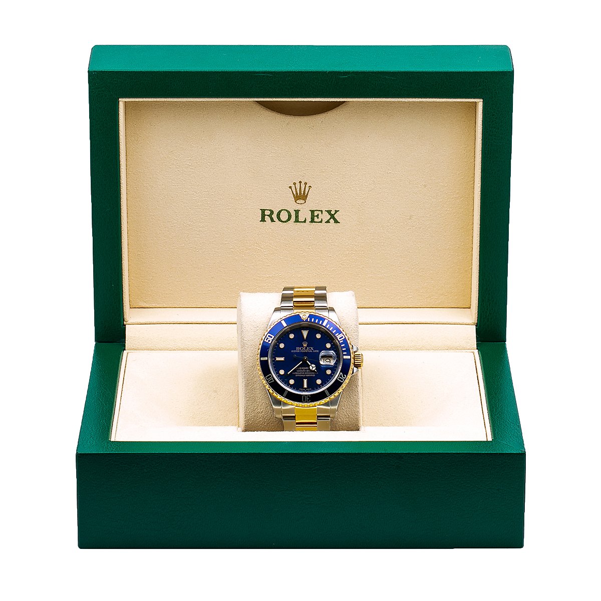 Rolex Submariner Date 16613 40MM Blue Dial With Two Tone Oyster Bracelet