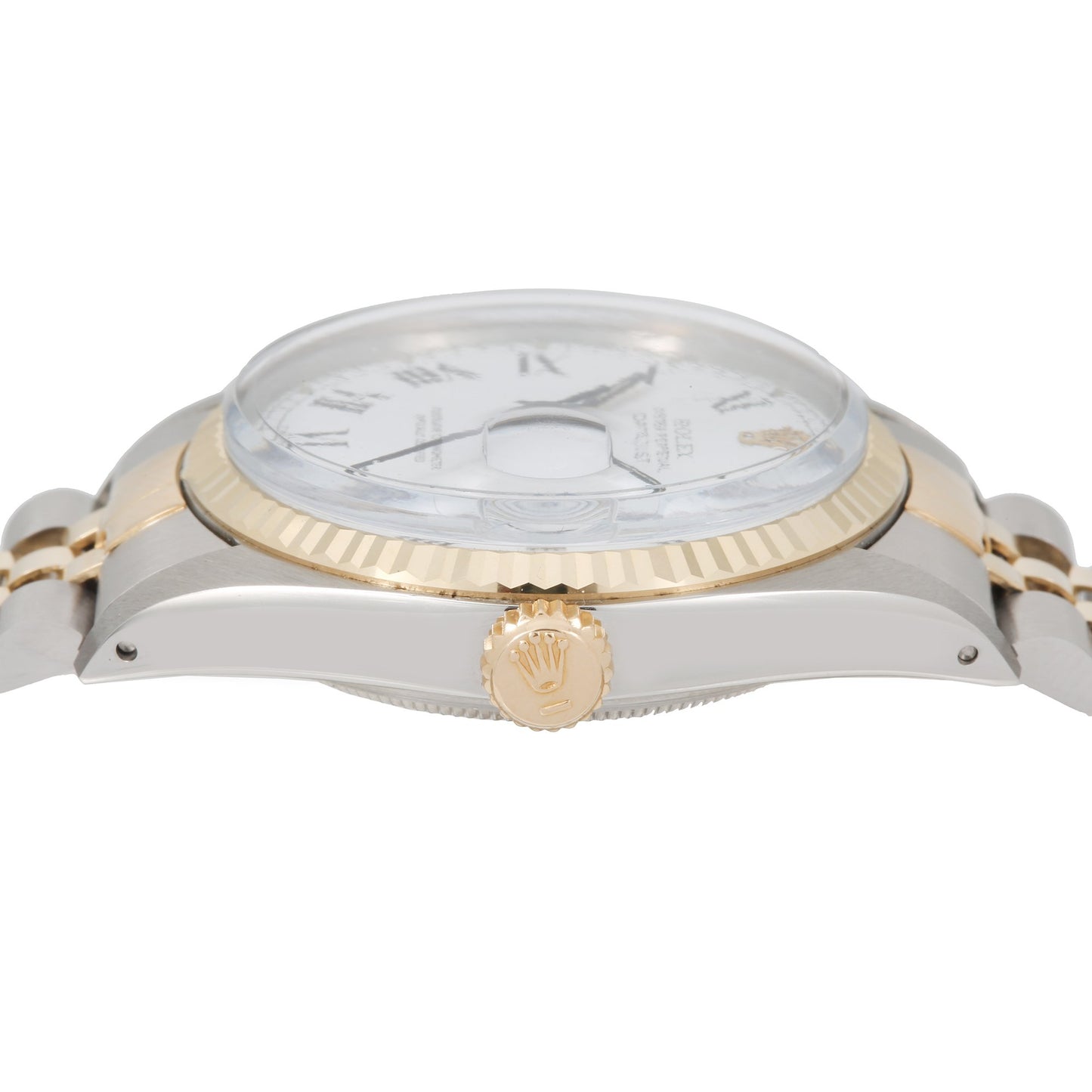 Rolex Datejust 16013 36MM White Dial With Two Tone Jubilee Bracelet