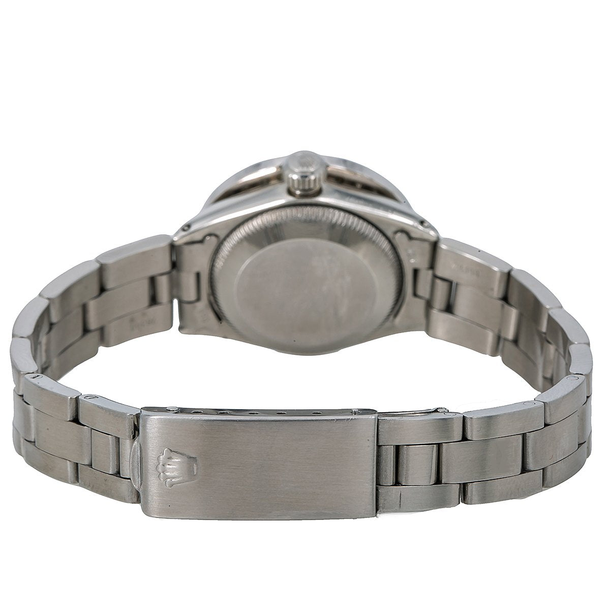 Rolex Oyster Perpetual Diamond Watch, Date 6916 26mm, Pink Diamond Dial With Stainless Steel Oyster Bracelet