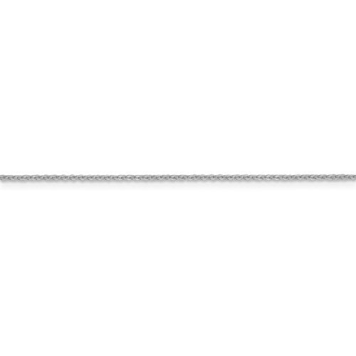 10K White Gold 1.1 mm Flat Cable Chain Available Sizes 16"-24"
