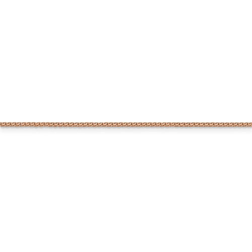 14K Rose Gold .95 mm Open Franco Chain Available in Sizes 16"-24"