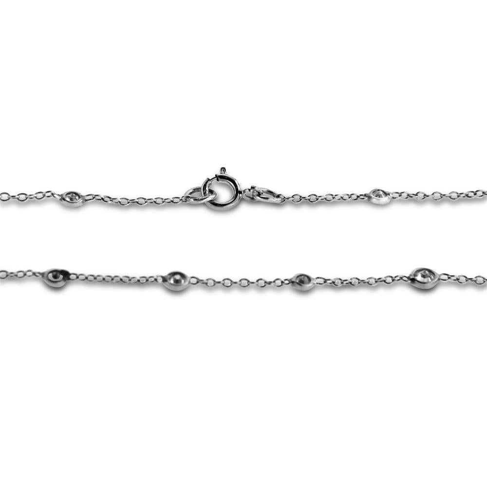 18K White Gold With Yellow Sapphire and Diamond Necklace Total CT weight 5.09CT