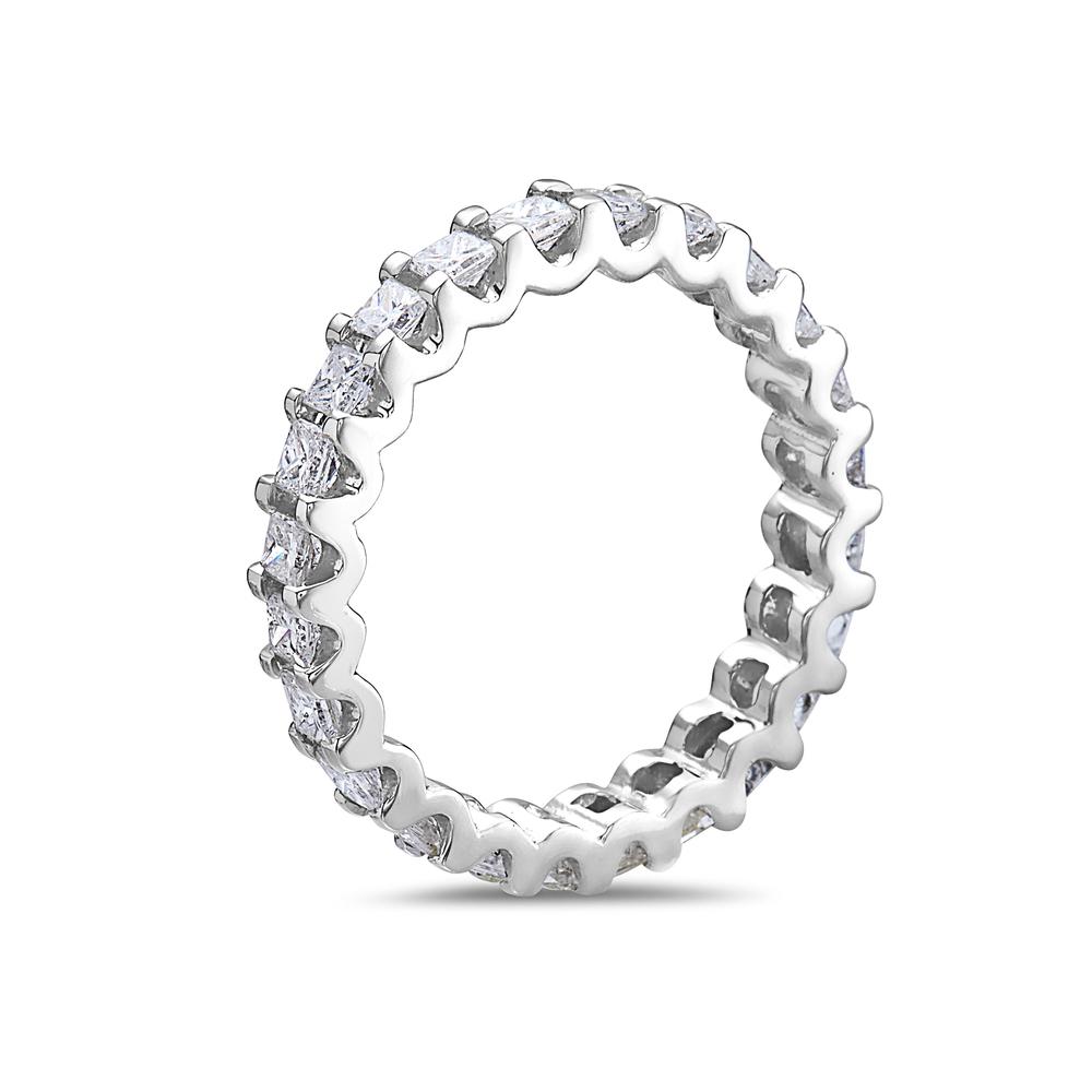 Ladies 18k White Gold With 1.47 CT Diamonds Wedding Band