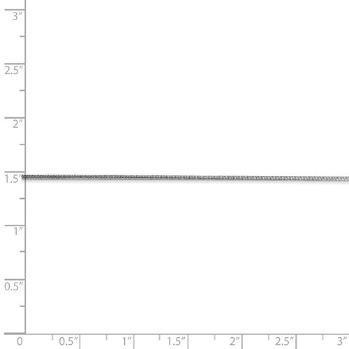 14k White Gold .90mm Round Snake Chain Available Sizes 7"-30"