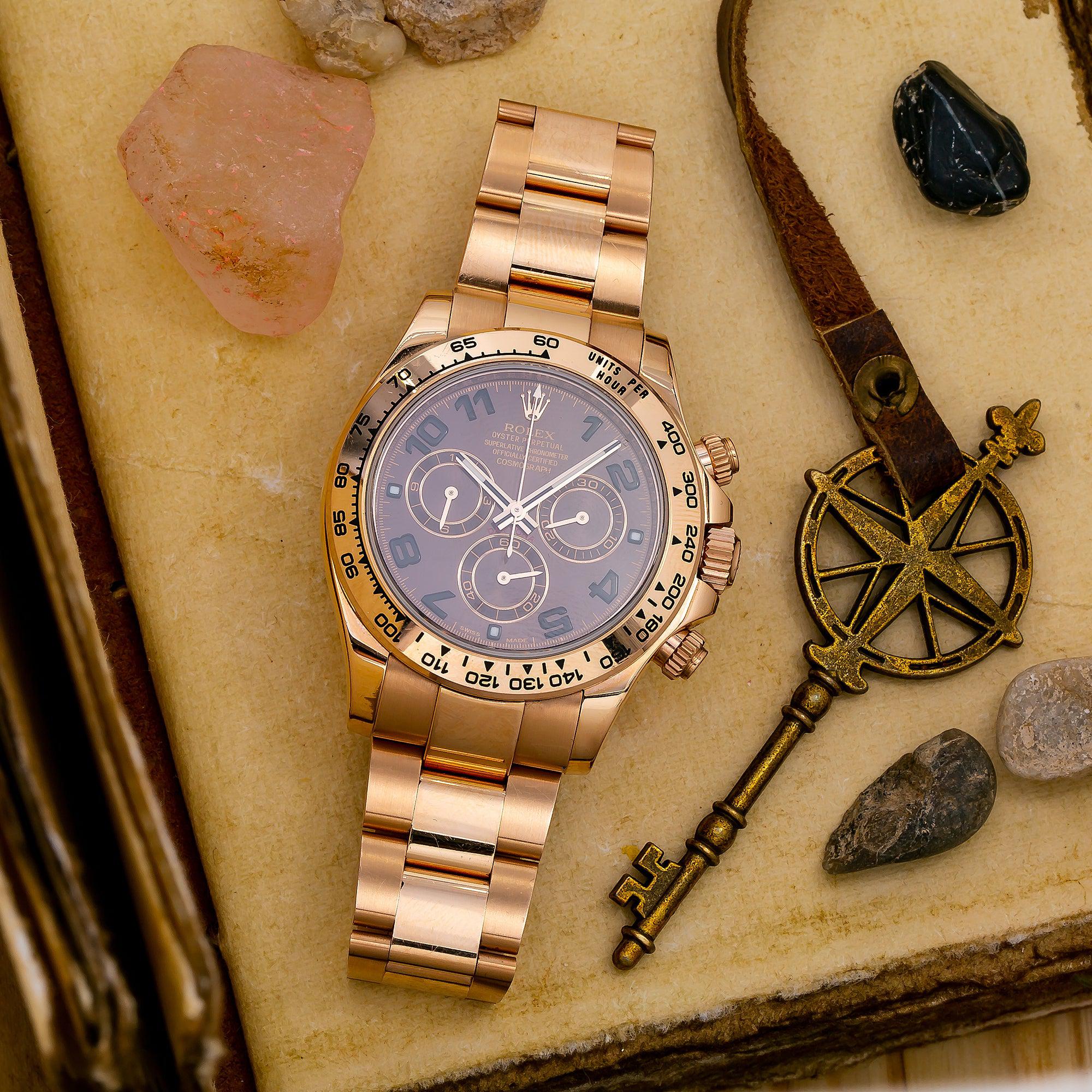 Rolex Daytona 116505 40MM Chocolate Dial With Rose Gold Oyster Bracelet