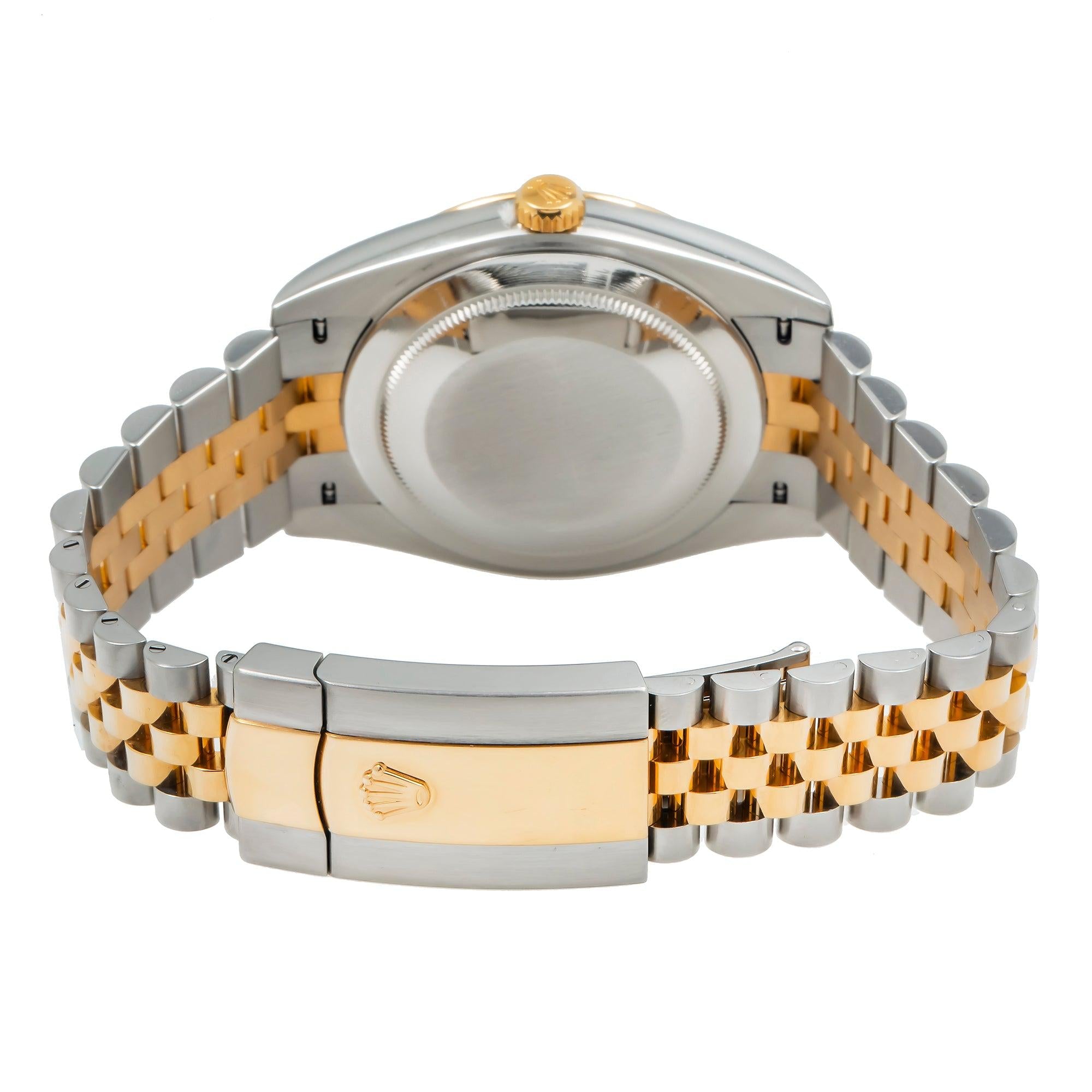 Rolex Datejust 126333 41MM Factory Mother Of Pearl Diamond Dial With Two Tone Jubilee Bracelet