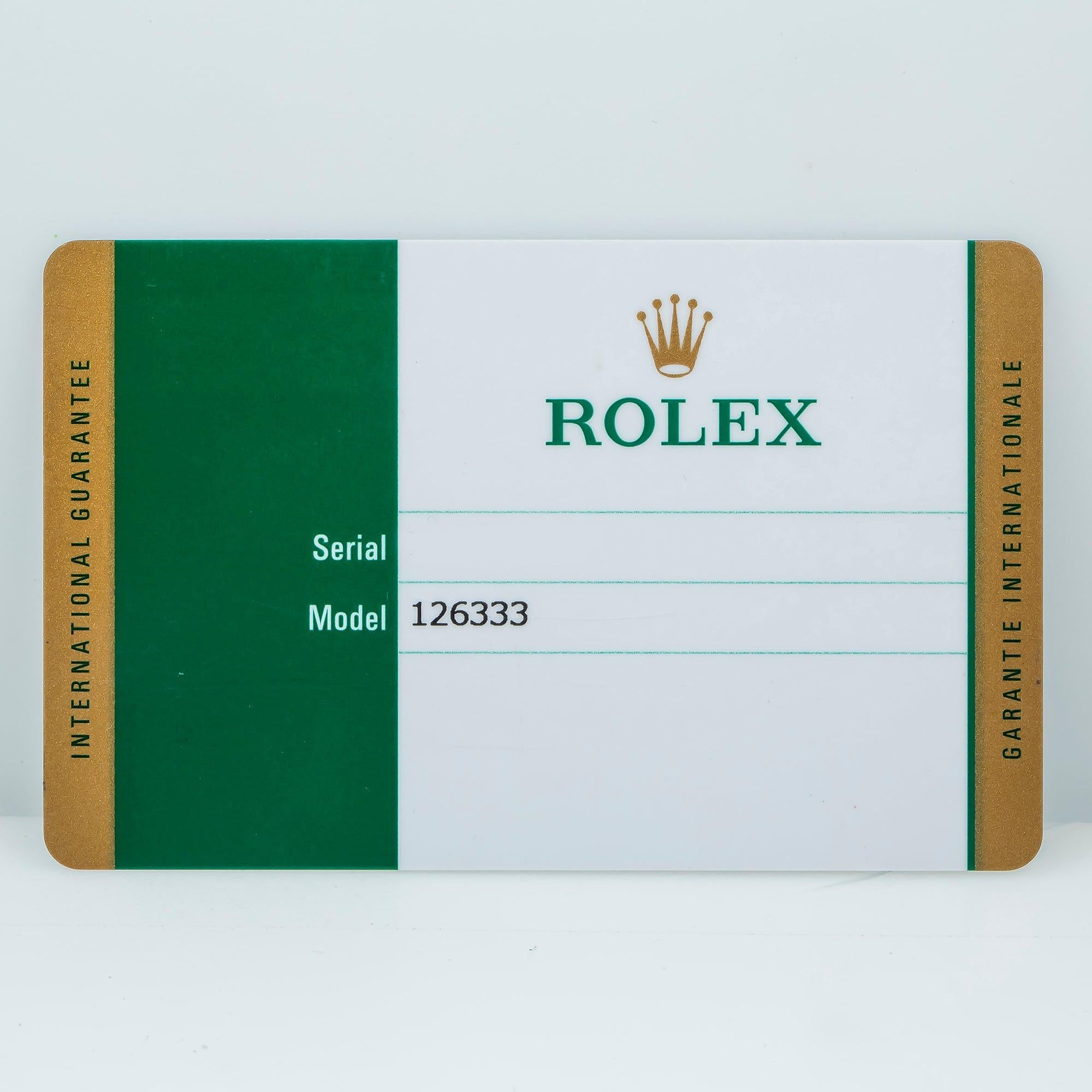 Rolex Datejust 126333 41MM Factory Mother Of Pearl Diamond Dial With Two Tone Jubilee Bracelet