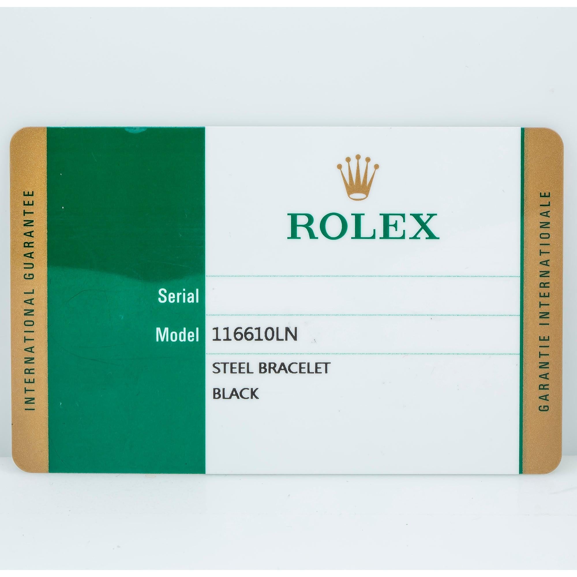 Rolex Submariner Date 116610LN 40MM Blue Dial With Diamond Lugs And Bezel