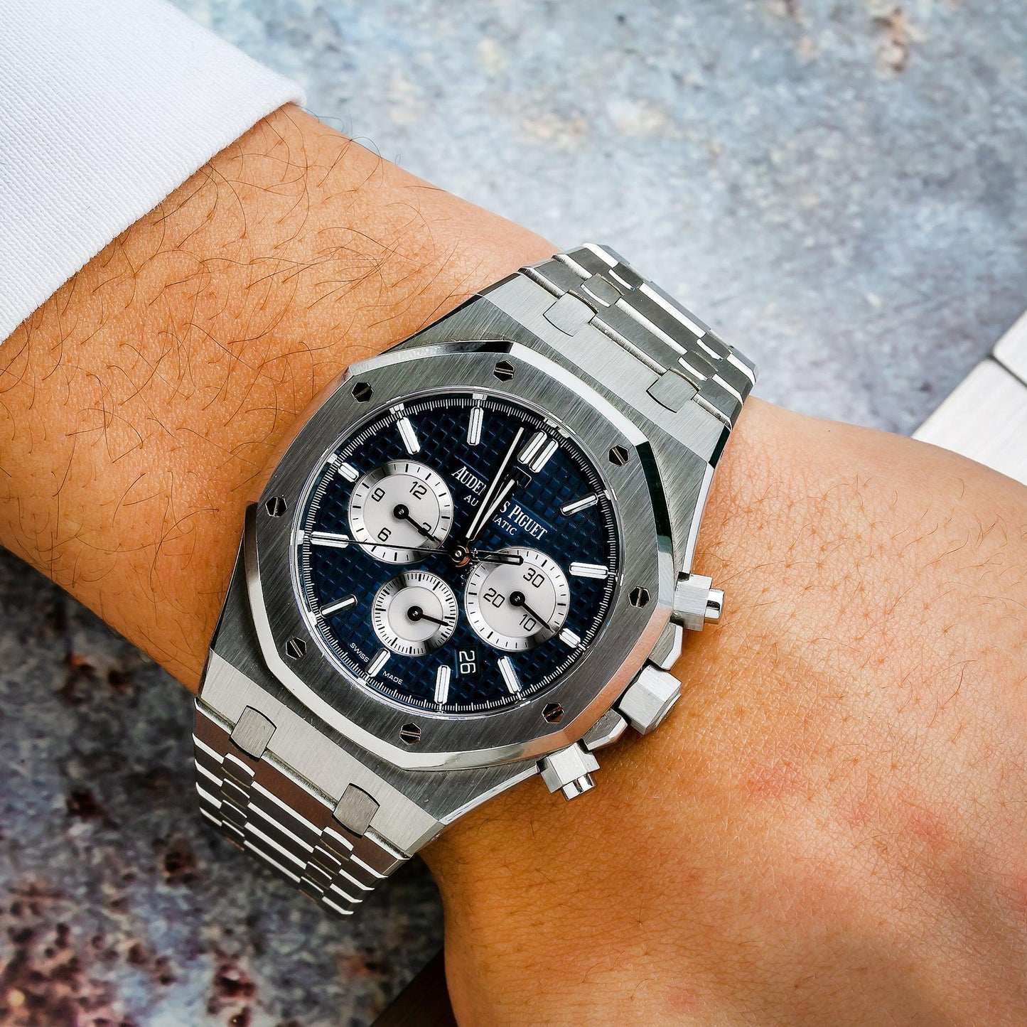 Audemars Piguet Royal Oak Chronograph 41MM Blue Dial 26331ST