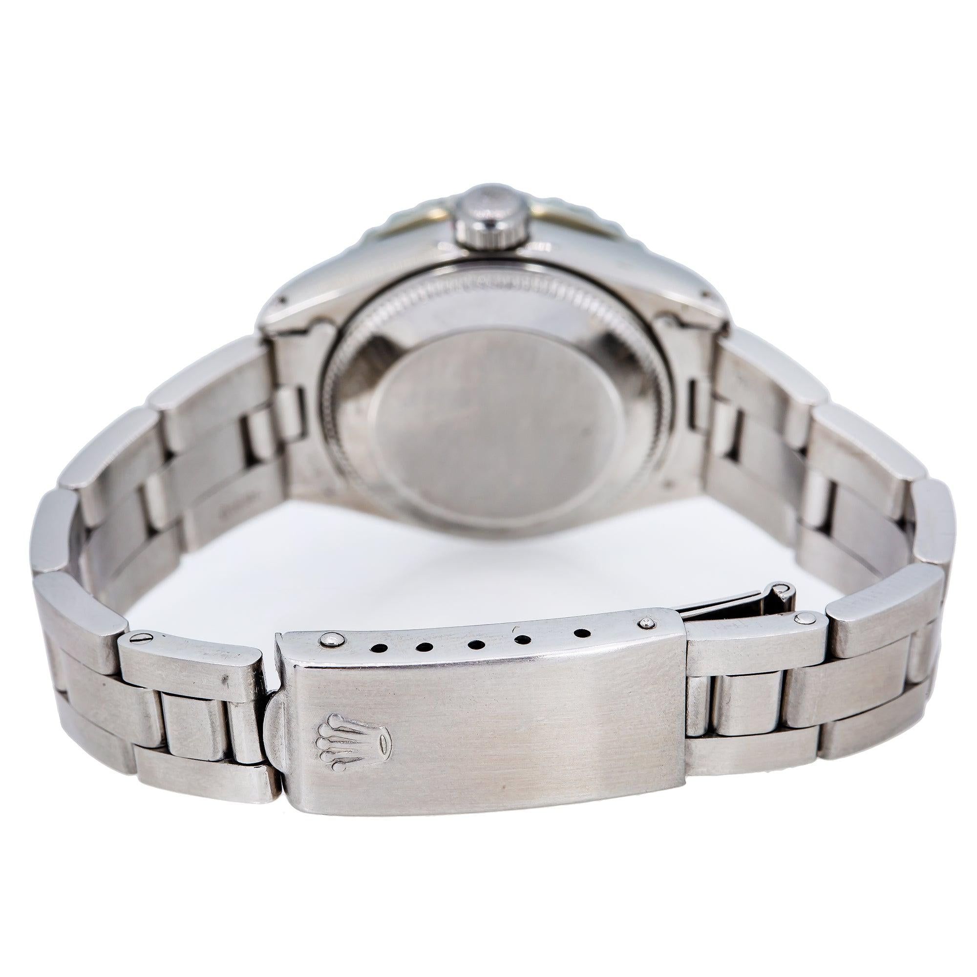 Rolex DateJust 6916 26MM Red and Black Diamond Dial With Stainless Steel Bracelet