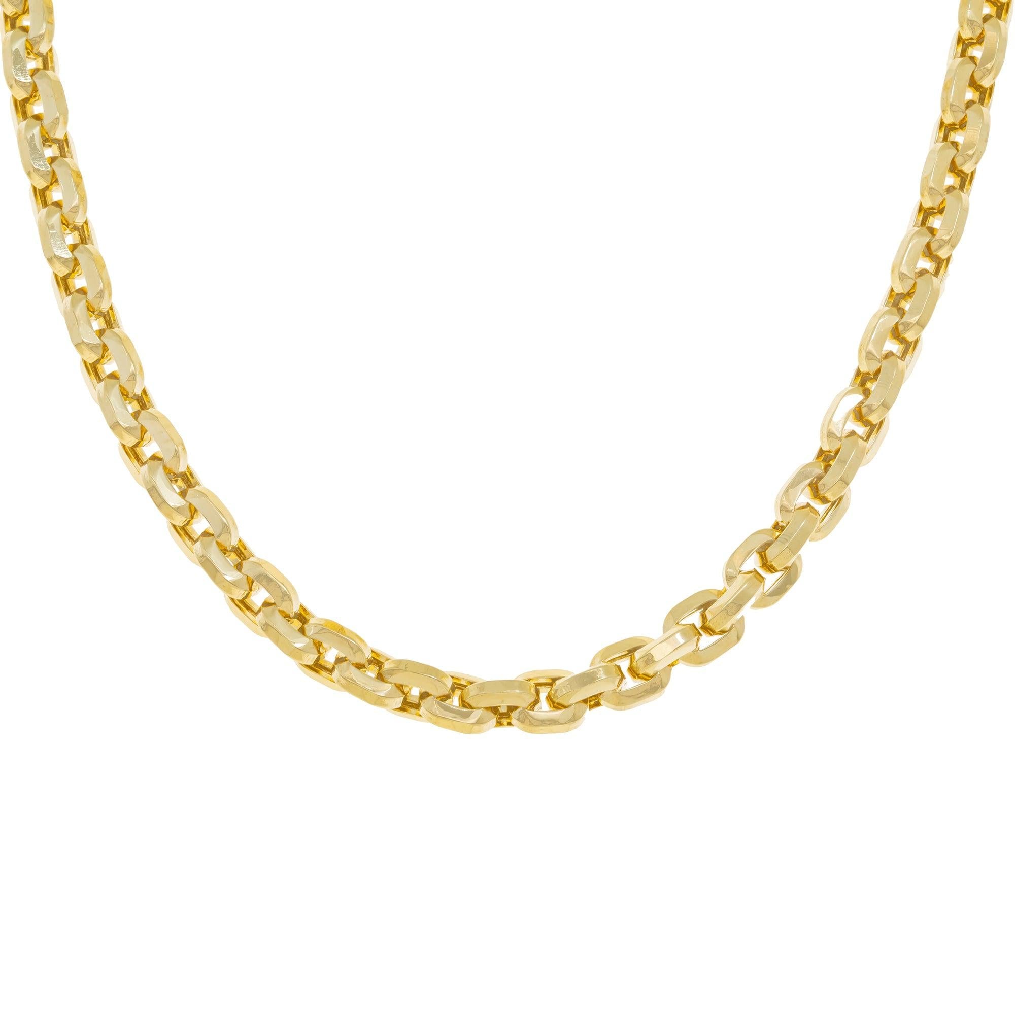 14K GOLD 4MM BOX CHAIN