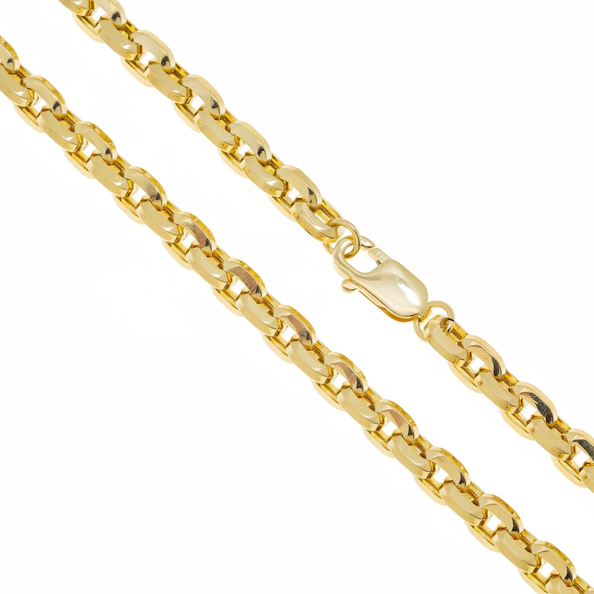 14K GOLD 4MM BOX CHAIN