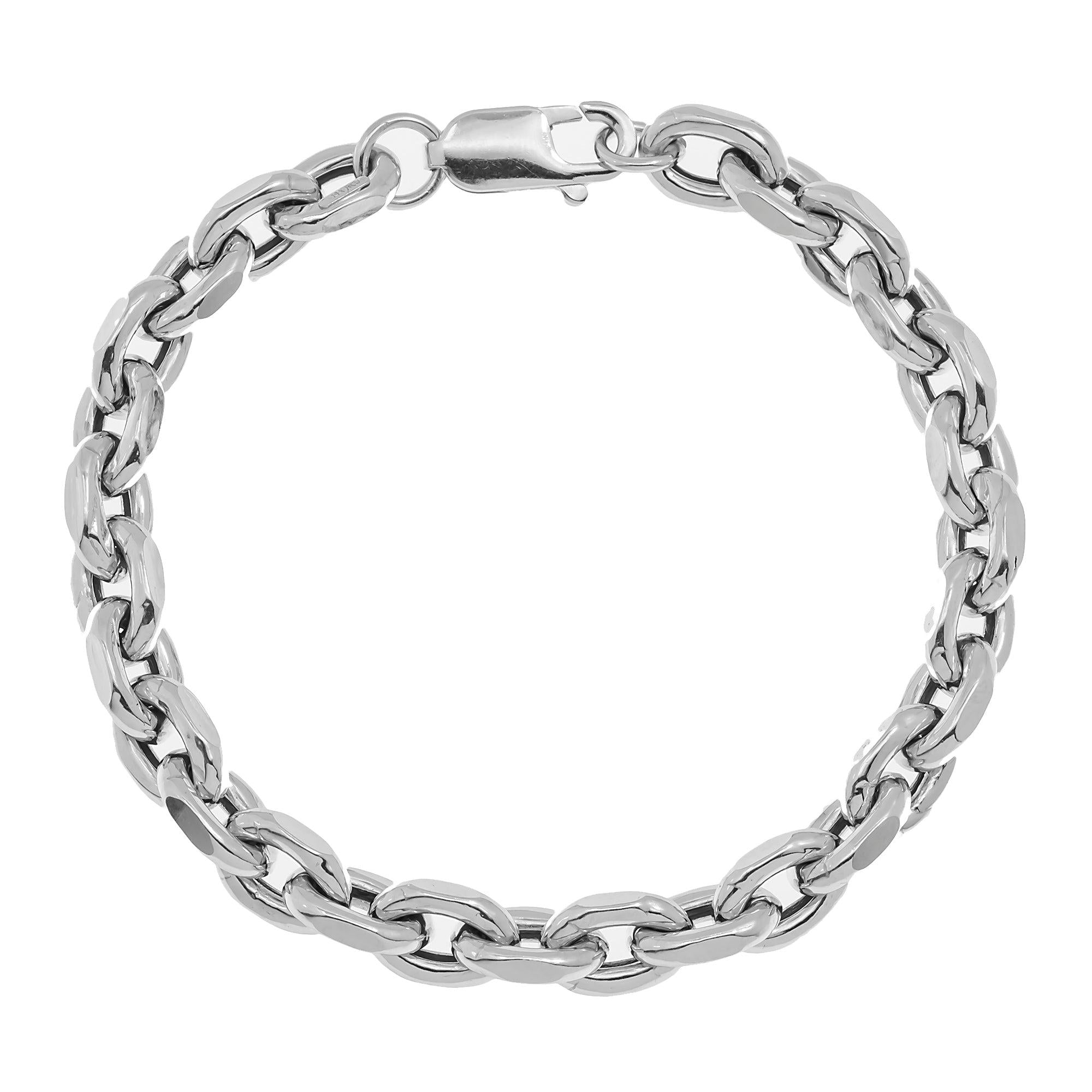 14K GOLD ROLO BELCHER CHAIN BRACELET