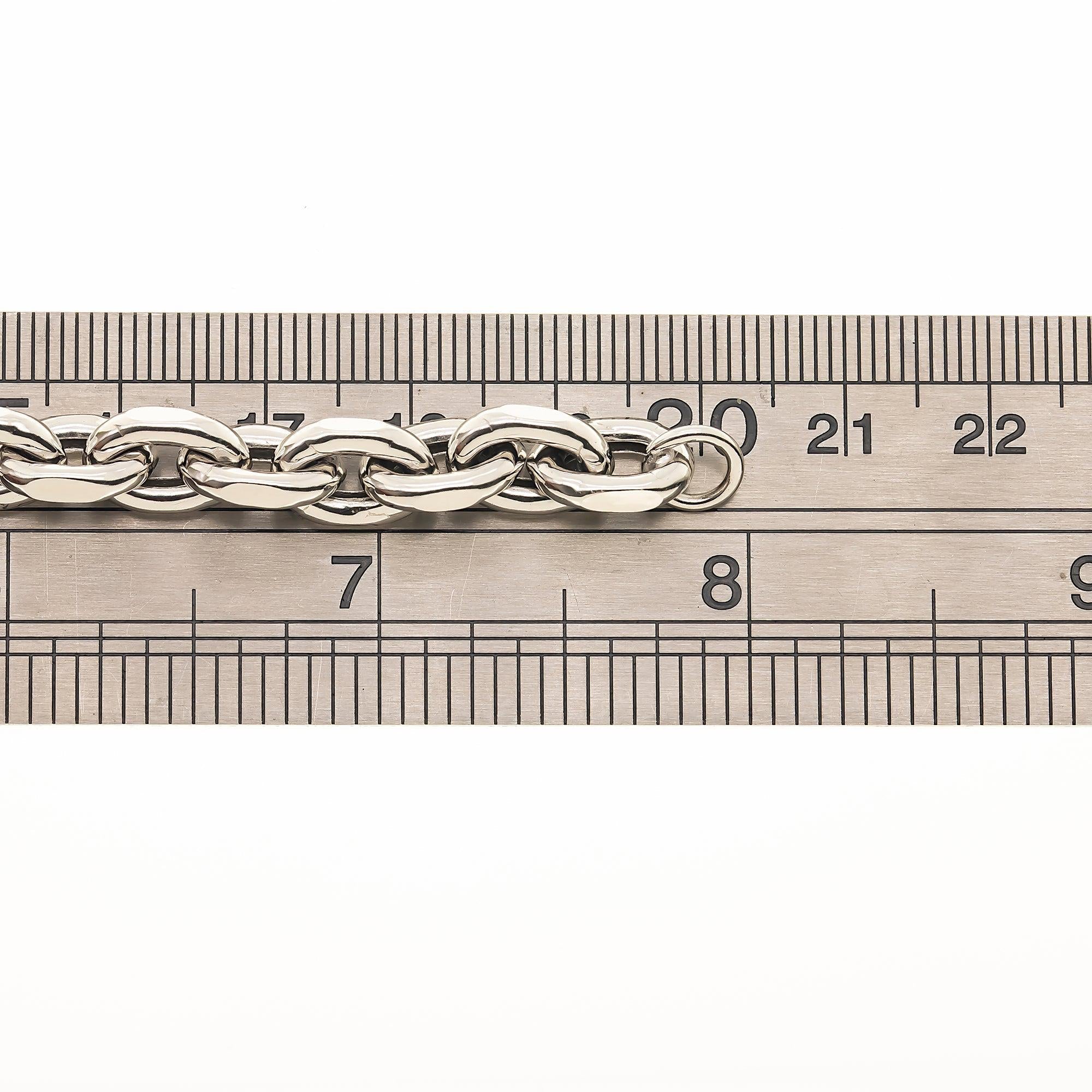 14K GOLD ROLO BELCHER CHAIN BRACELET