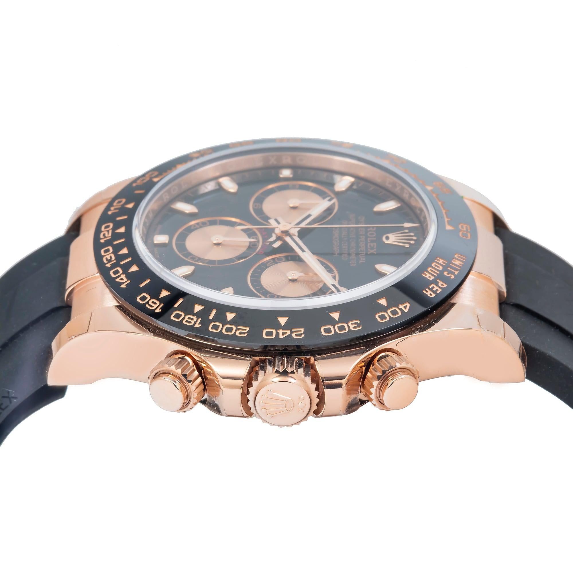 Rolex Rose Gold Cosmograph Daytona 116515LN 40MM Black Dial