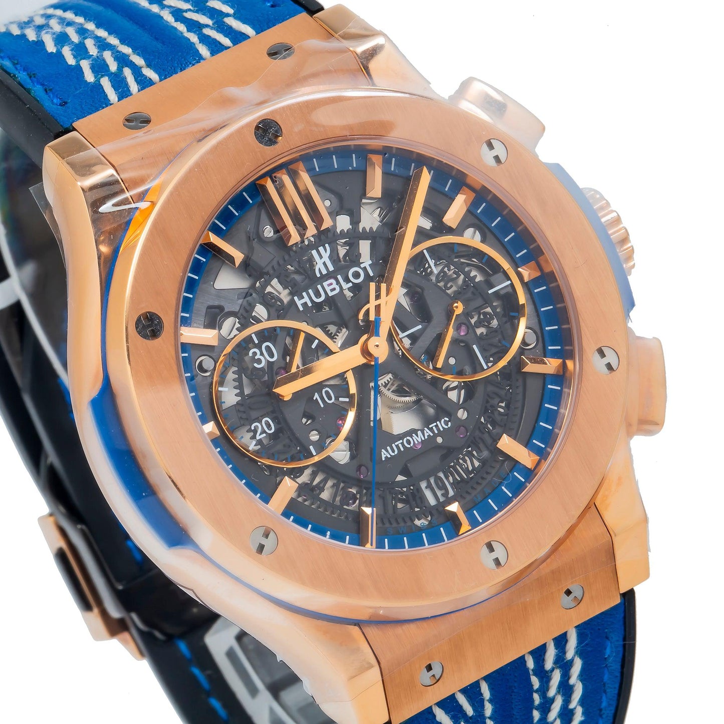 Hublot Classic Fusion Aerofusion 18K King Gold Limited Edition 525.OX.0129.VR Skeleton Dial