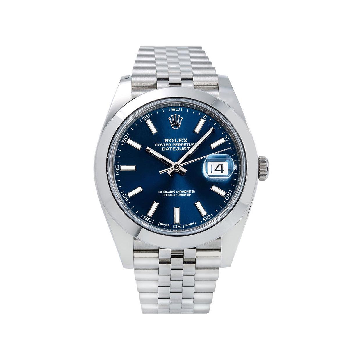 Rolex Datejust 126300 41MM Blue Dial With Stainless Steel Jubilee Bracelet