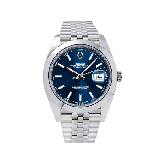 Rolex Datejust 126300 41MM Blue Dial With Stainless Steel Jubilee Bracelet