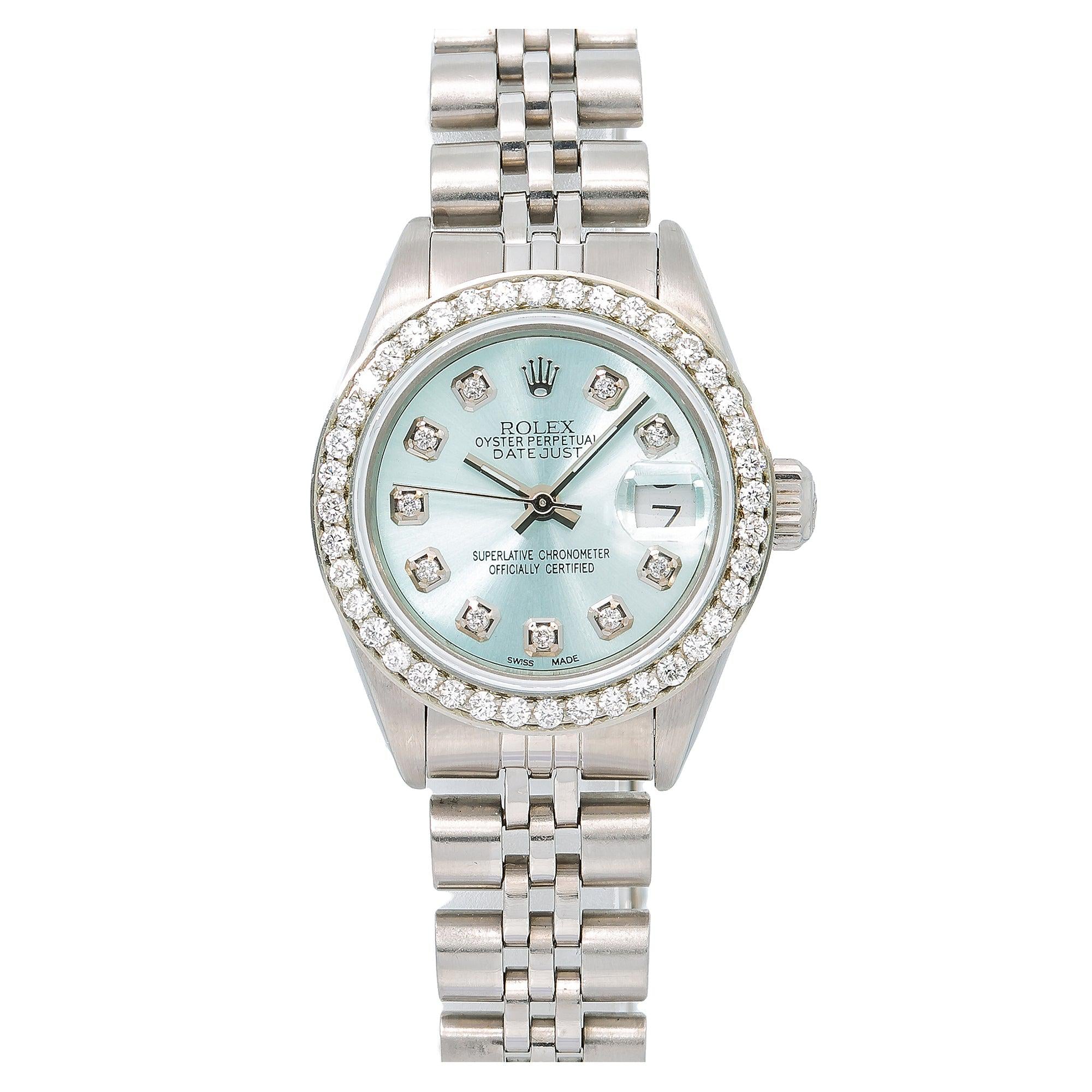 Rolex Datejust 6917 26MM Metallic Diamond Dial With 0.90 CT Diamonds