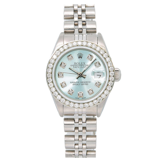 Rolex Datejust 6917 26MM Metallic Diamond Dial With 0.90 CT Diamonds