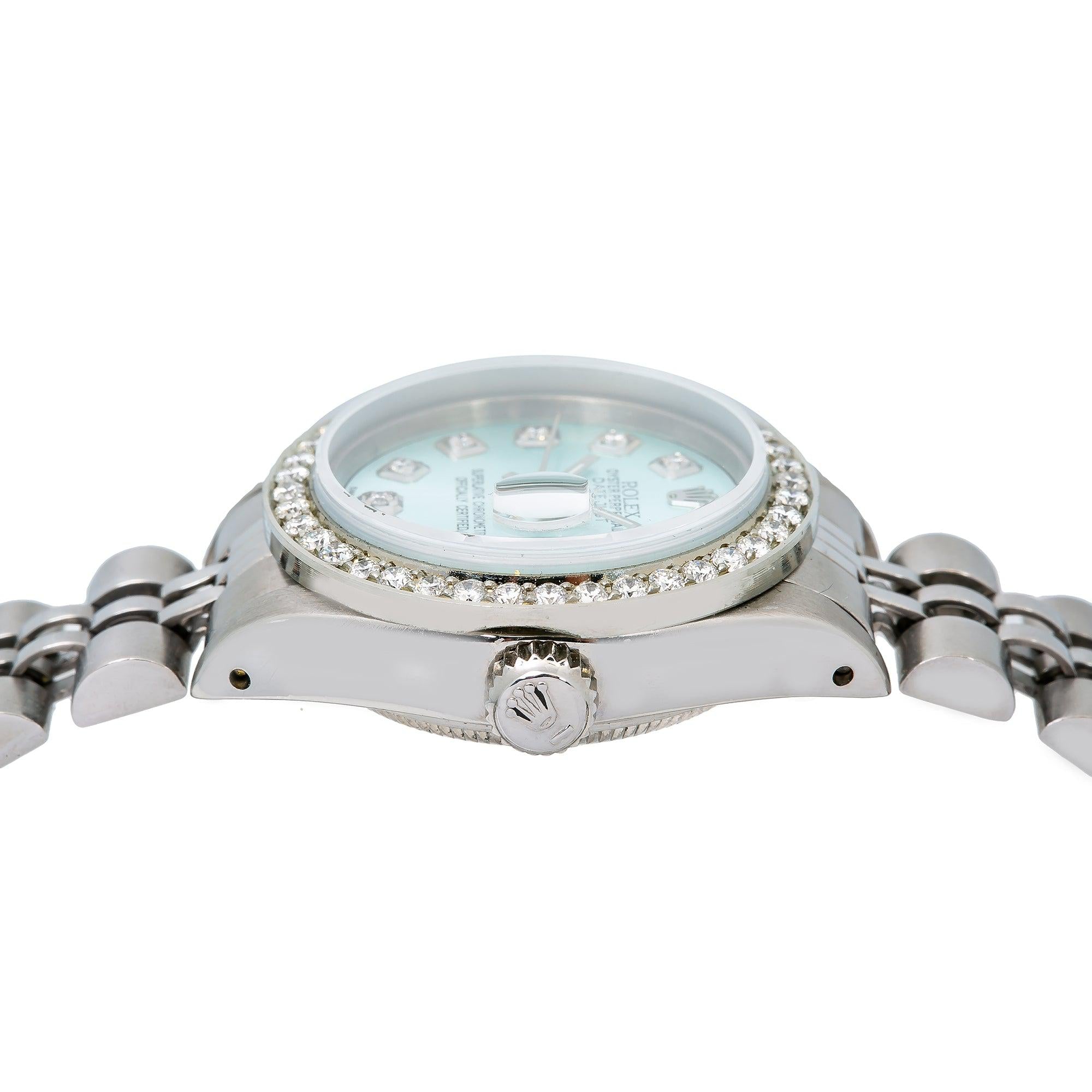 Rolex Datejust 6917 26MM Metallic Diamond Dial With 0.90 CT Diamonds