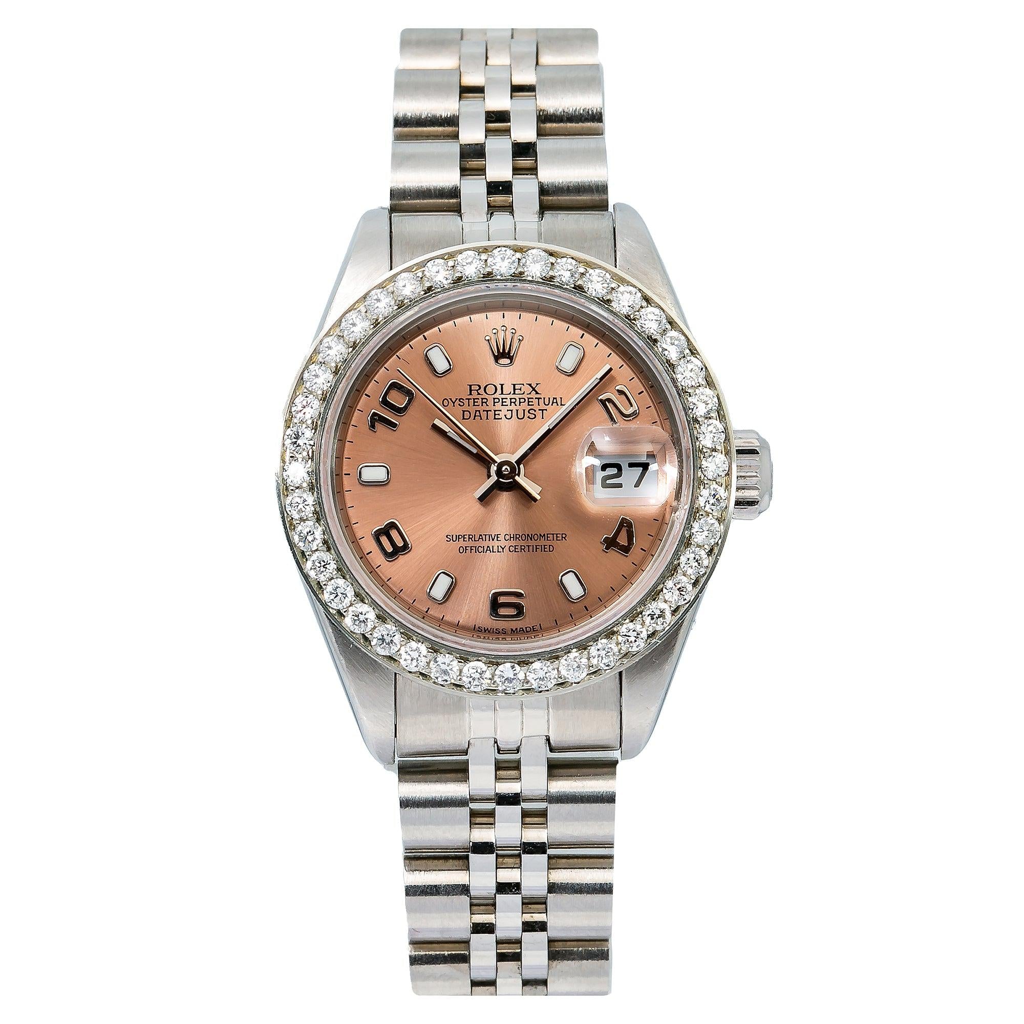 Rolex Lady Datejust 79160 26MM Brown Dial With Stainless Steel Jubilee Bracelet