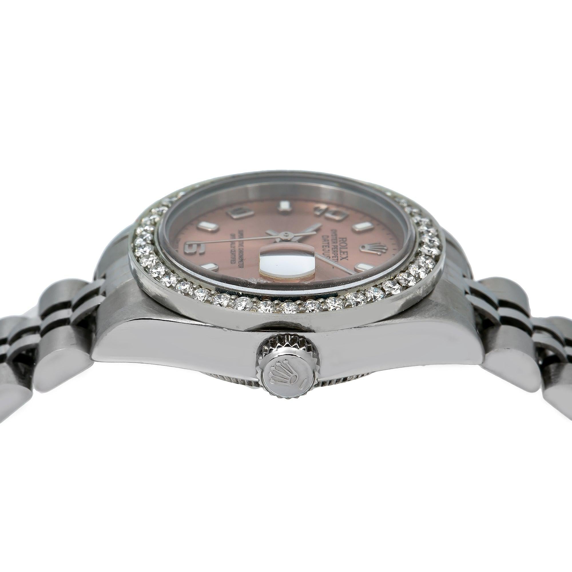 Rolex Lady Datejust 79160 26MM Brown Dial With Stainless Steel Jubilee Bracelet