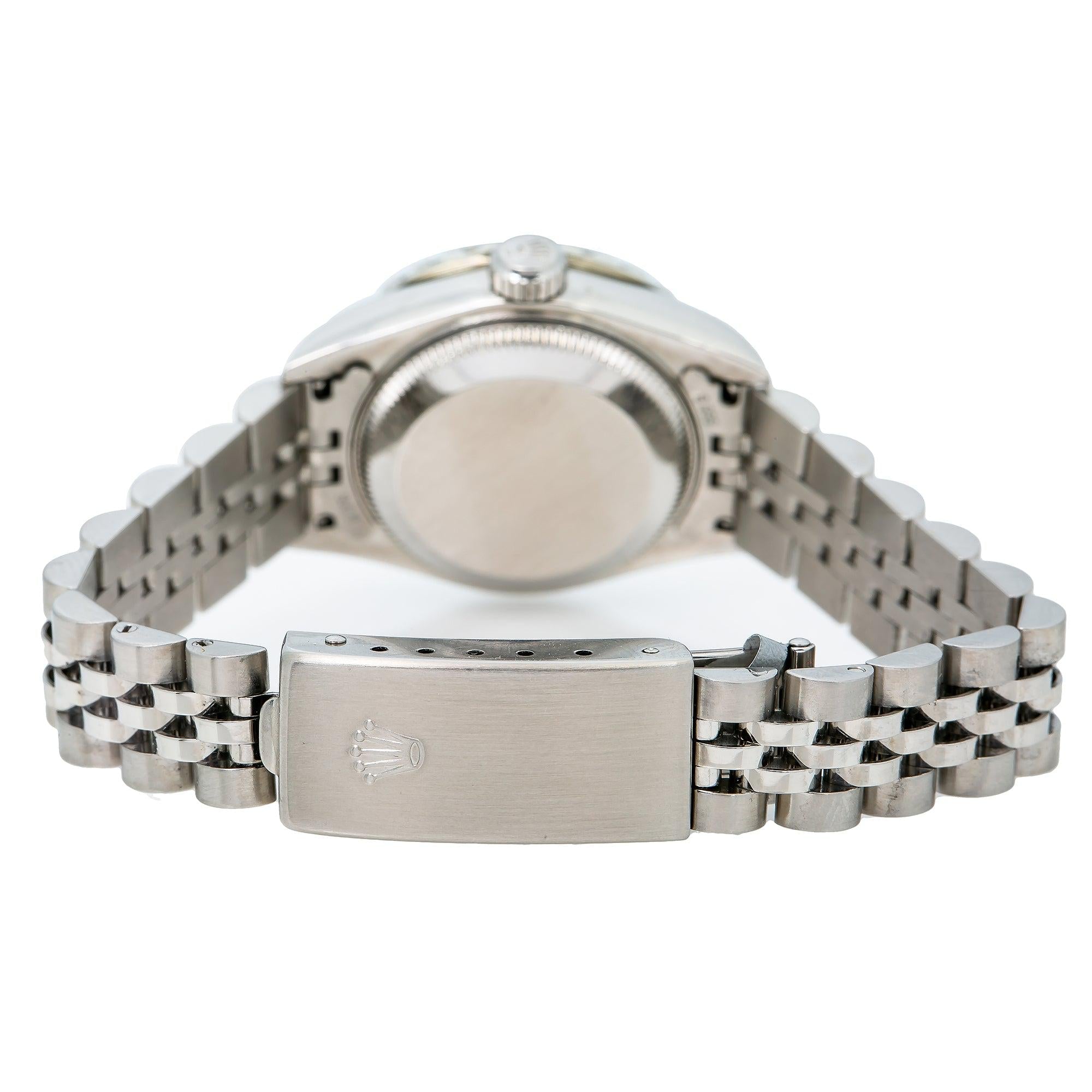 Rolex Oyster Perpetual Lady Datejust 79240 26MM Green Diamond Dial With Stainless Steel Jubilee Bracelet