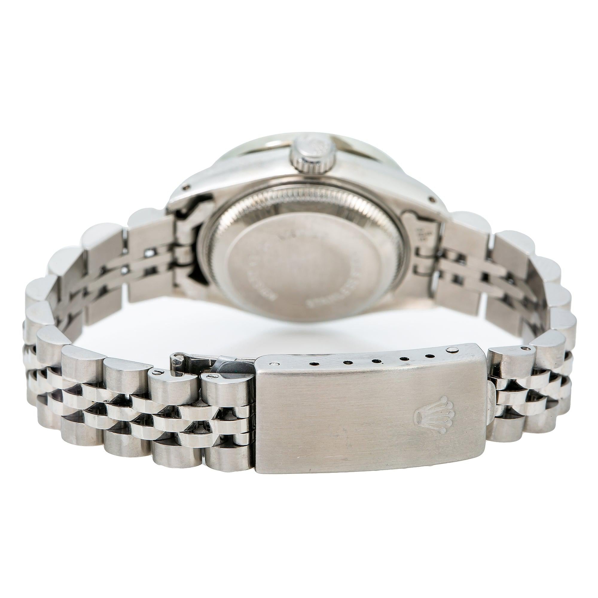 Rolex Oyster Perpetual Datejust 69190 26MM White Diamond Dial With Jubilee Bracelet