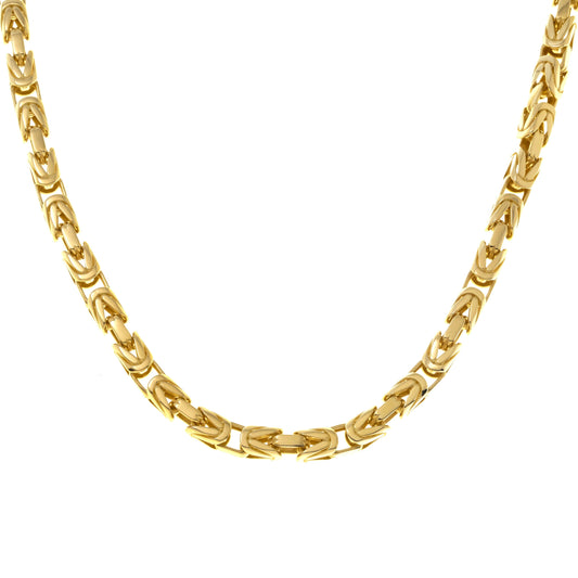 14K GOLD 2.7MM BYZANTINE CHAIN