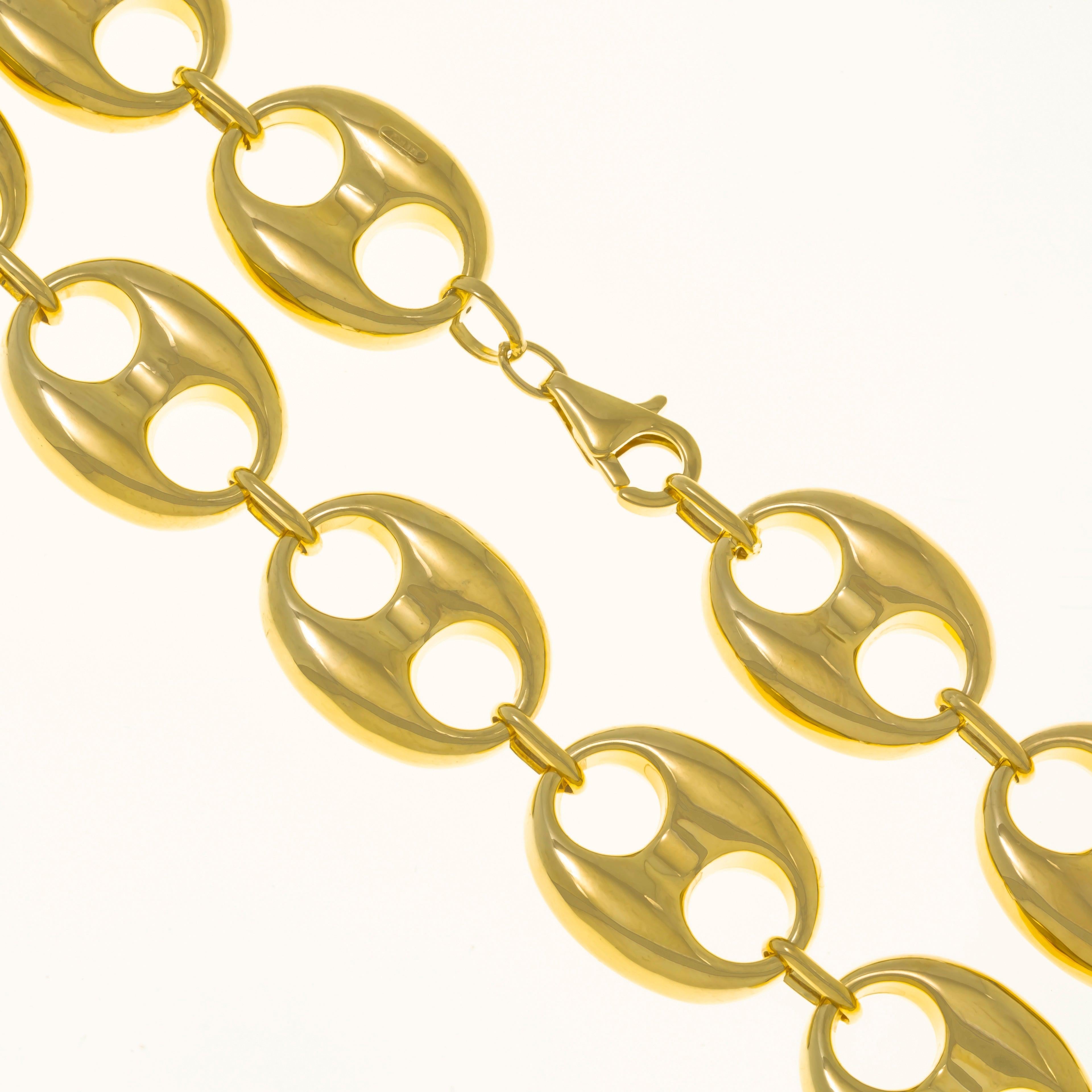 14K GOLD 9MM PUFF CHAIN