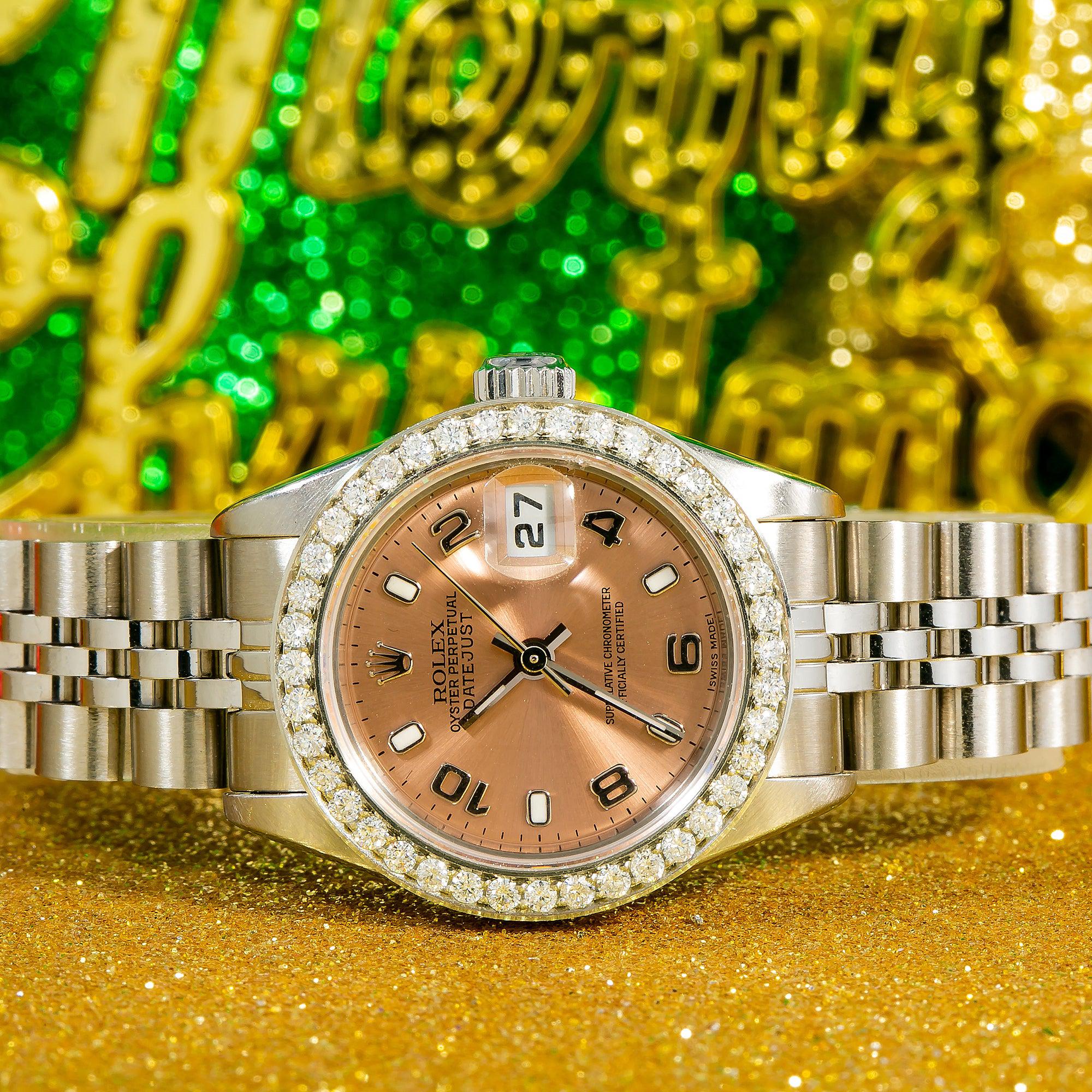 Rolex Lady Datejust 79160 26MM Brown Dial With Stainless Steel Jubilee Bracelet