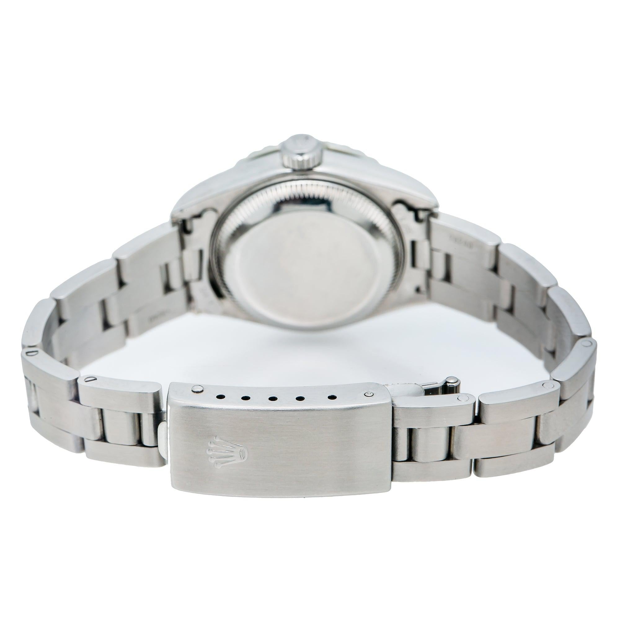 Rolex Datejust 26MM Red Diamond Dial With Stainless Steel Oyster Bracelet