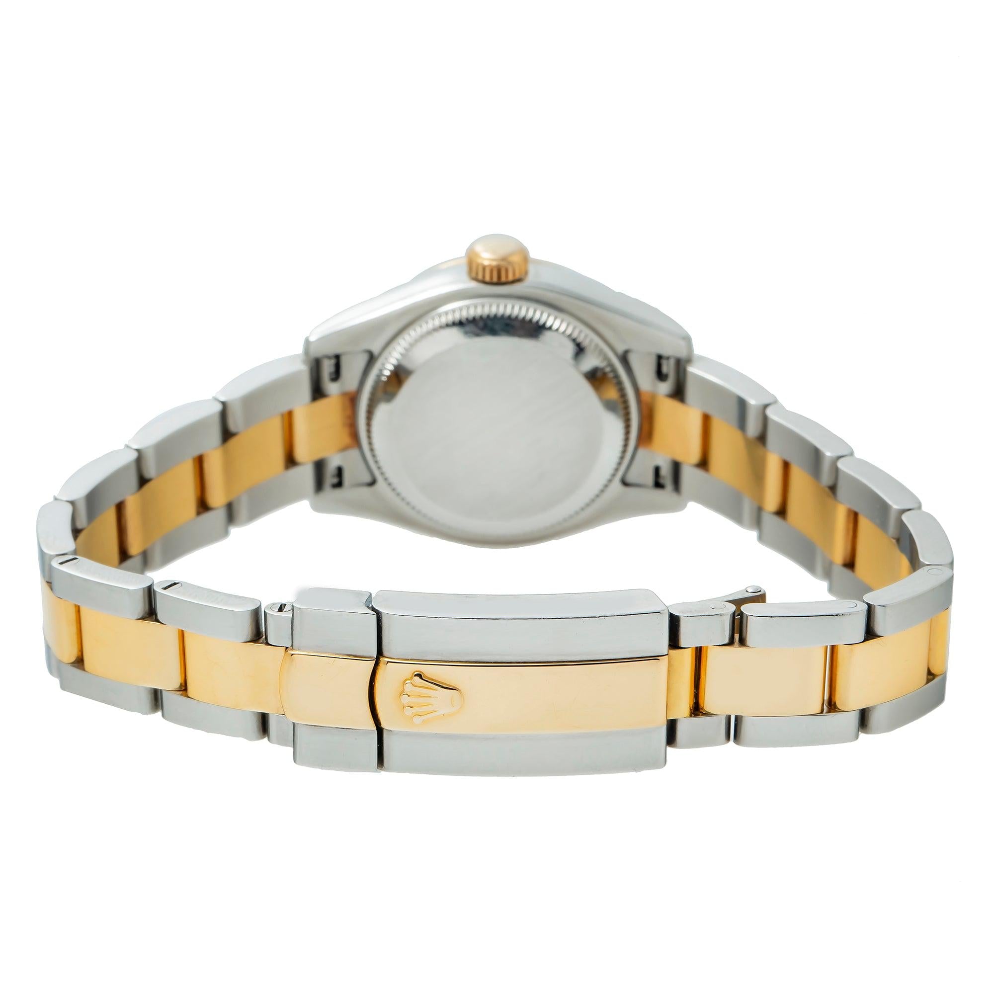 Rolex Lady-Datejust 179163 26MM Champagne Diamond Dial With Two Tone Oyster Bracelet