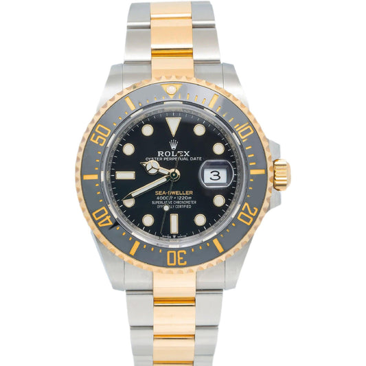 Rolex Oyster Perpetual Date Sea-Dweller 126603 43MM Black Dial With Two Tone Bracelet