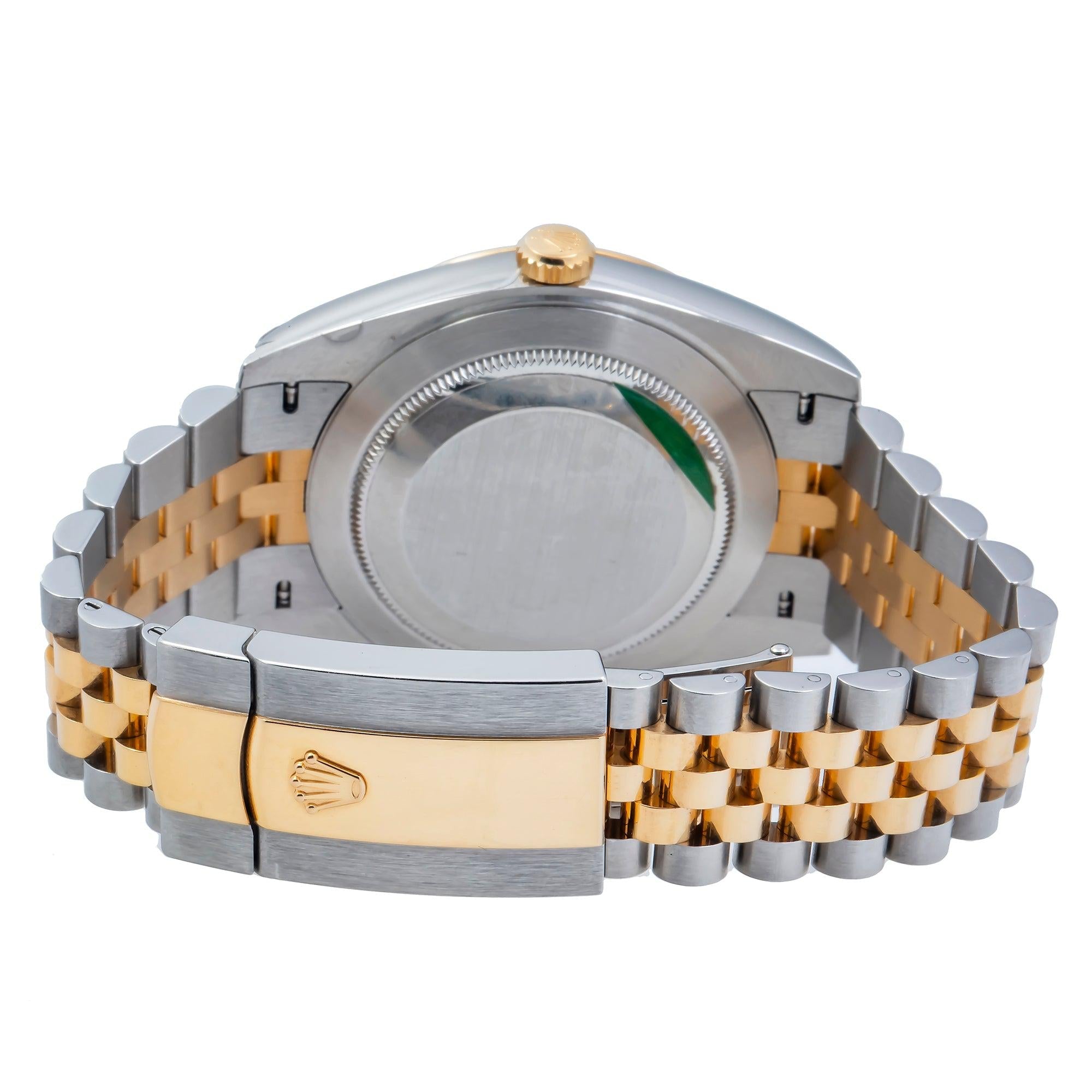 Rolex Datejust 41 126303 41MM Black Stick Dial With Two Tone Jubilee Bracelet