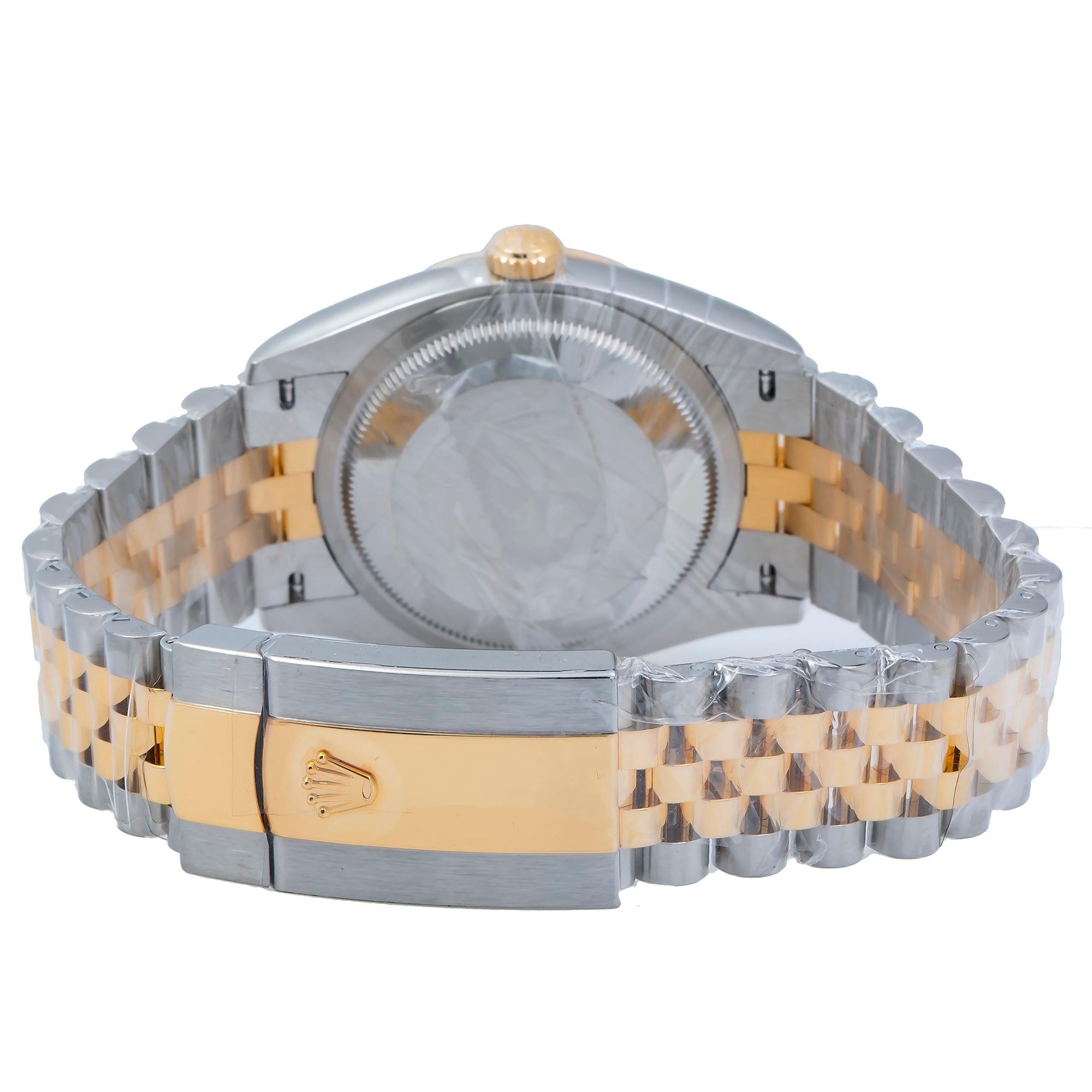 Rolex Datejust 126233 36MM Champagne Palm Dial With Two Tone Jubilee Bracelet