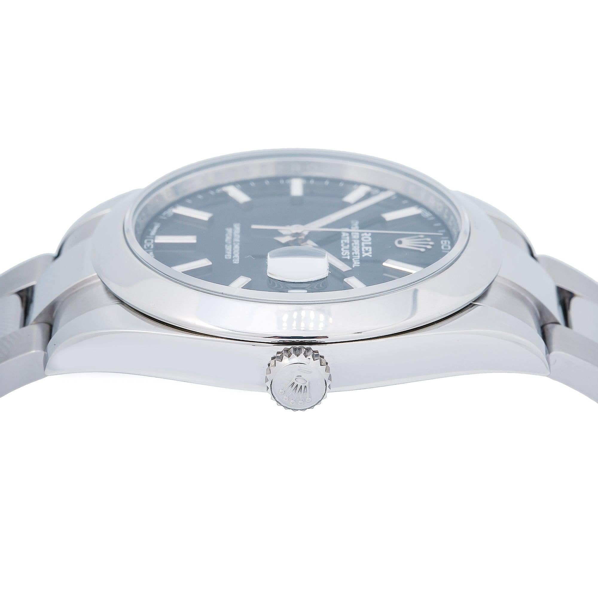 Rolex Datejust 126300 41MM Black Dial With Stainless Steel Oyster Bracelet