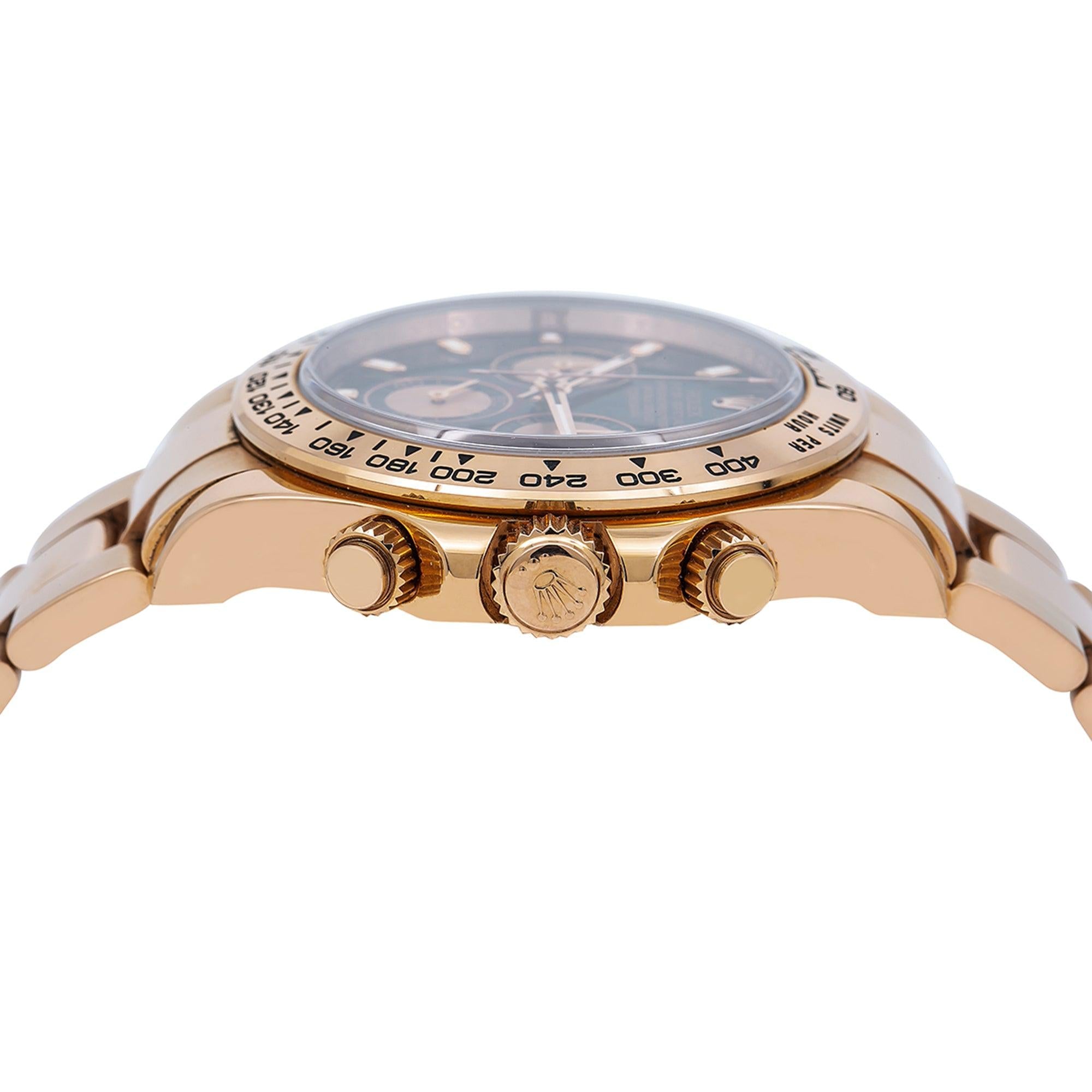 Rolex Daytona 116505 40MM Black Dial With Rose Gold Oyster Bracelet