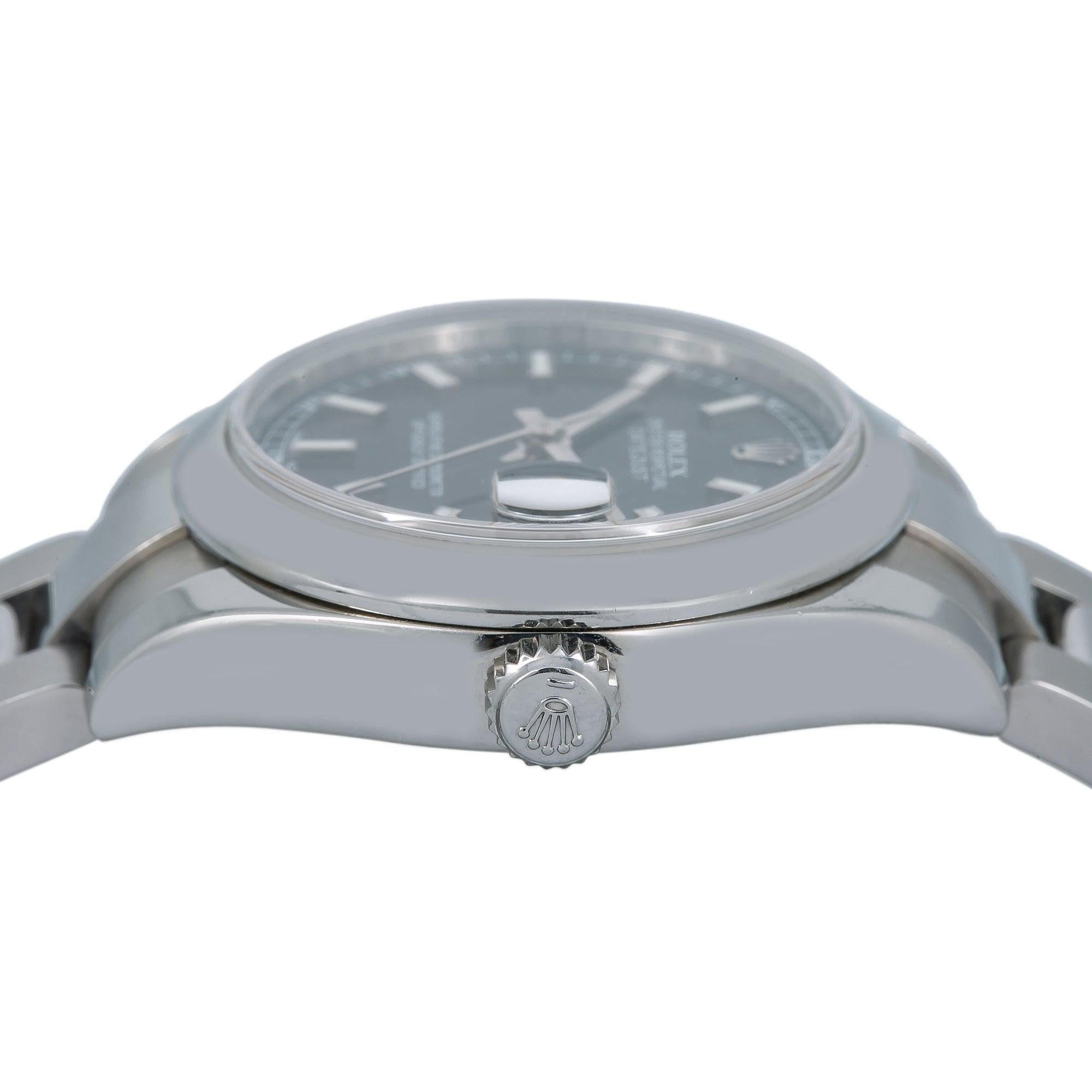 Rolex Lady-Datejust 178240 31MM Black Dial With Stainless Steel Oyster Bracelet