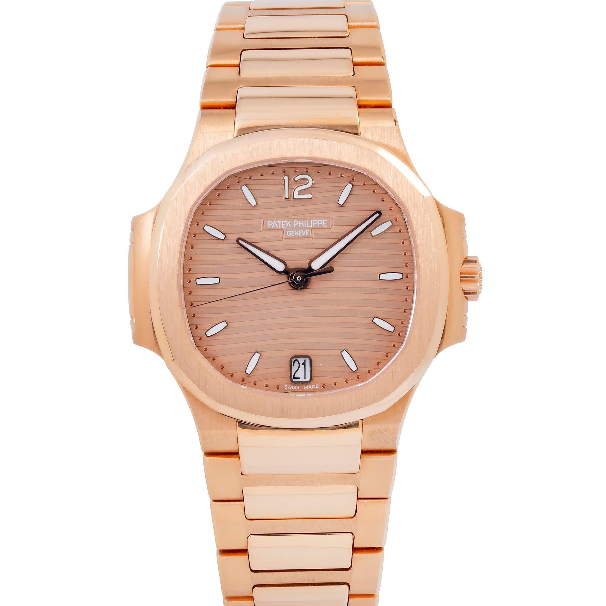 Patek Philippe Nautilus 7118/1R-010 35.2MM Golden Brown Opaline Dial